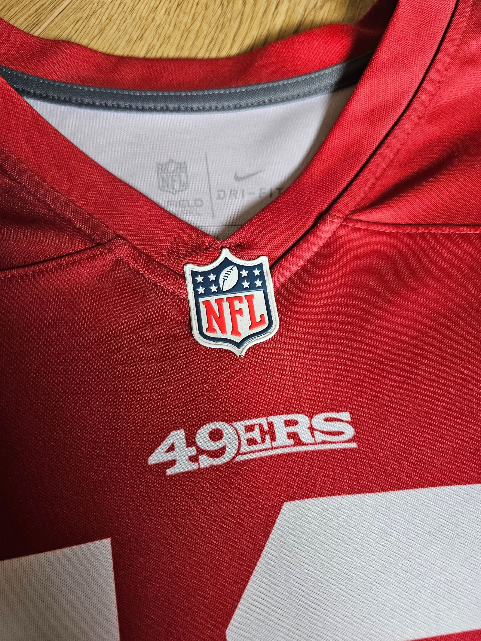 Nike Red NFL San Francisco 49ers #10 Jersey Medium Dri-Fit Jimmy Garoppolo image 2