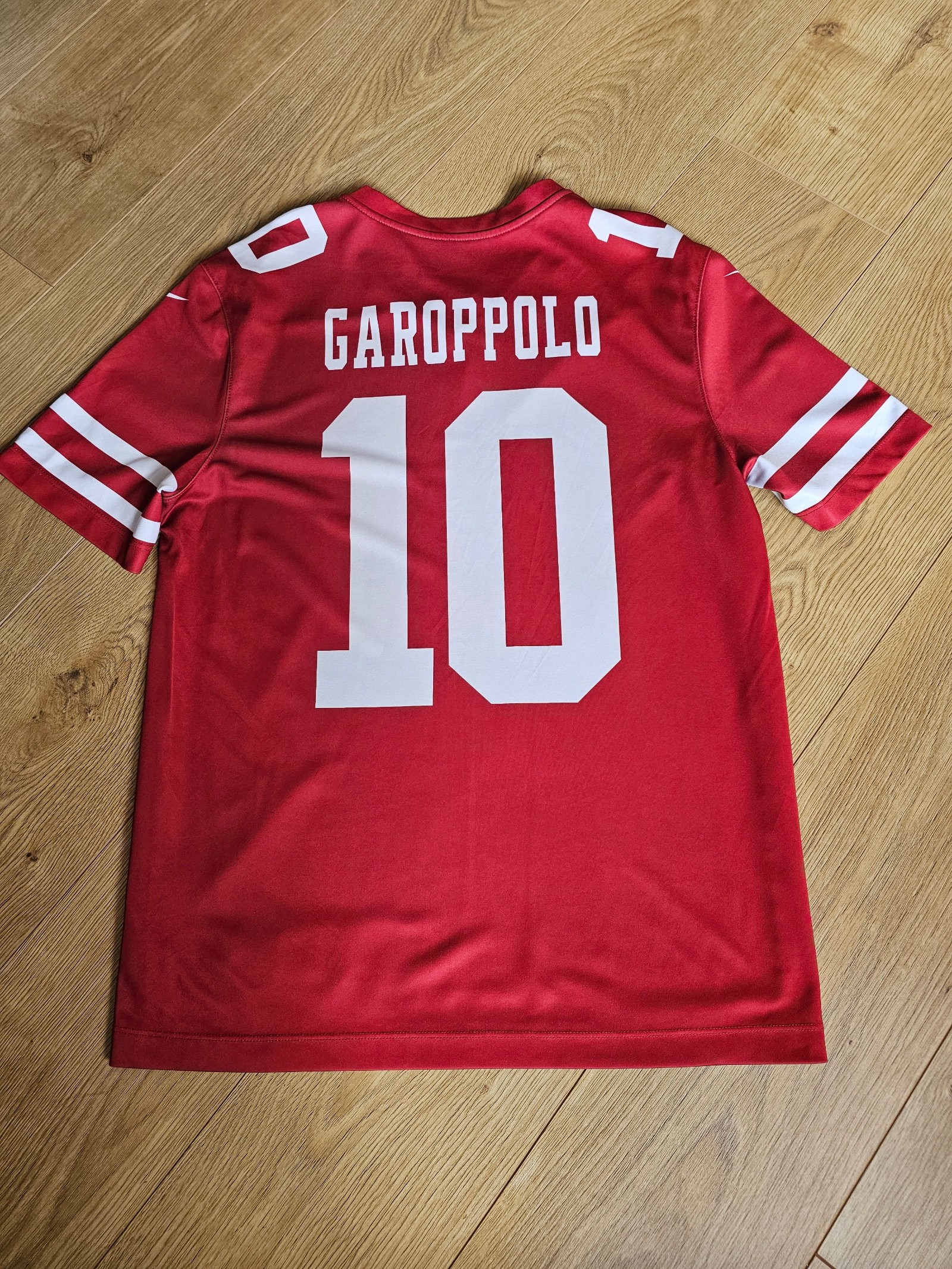 Nike Red NFL San Francisco 49ers #10 Jersey Medium Dri-Fit Jimmy Garoppolo image 6