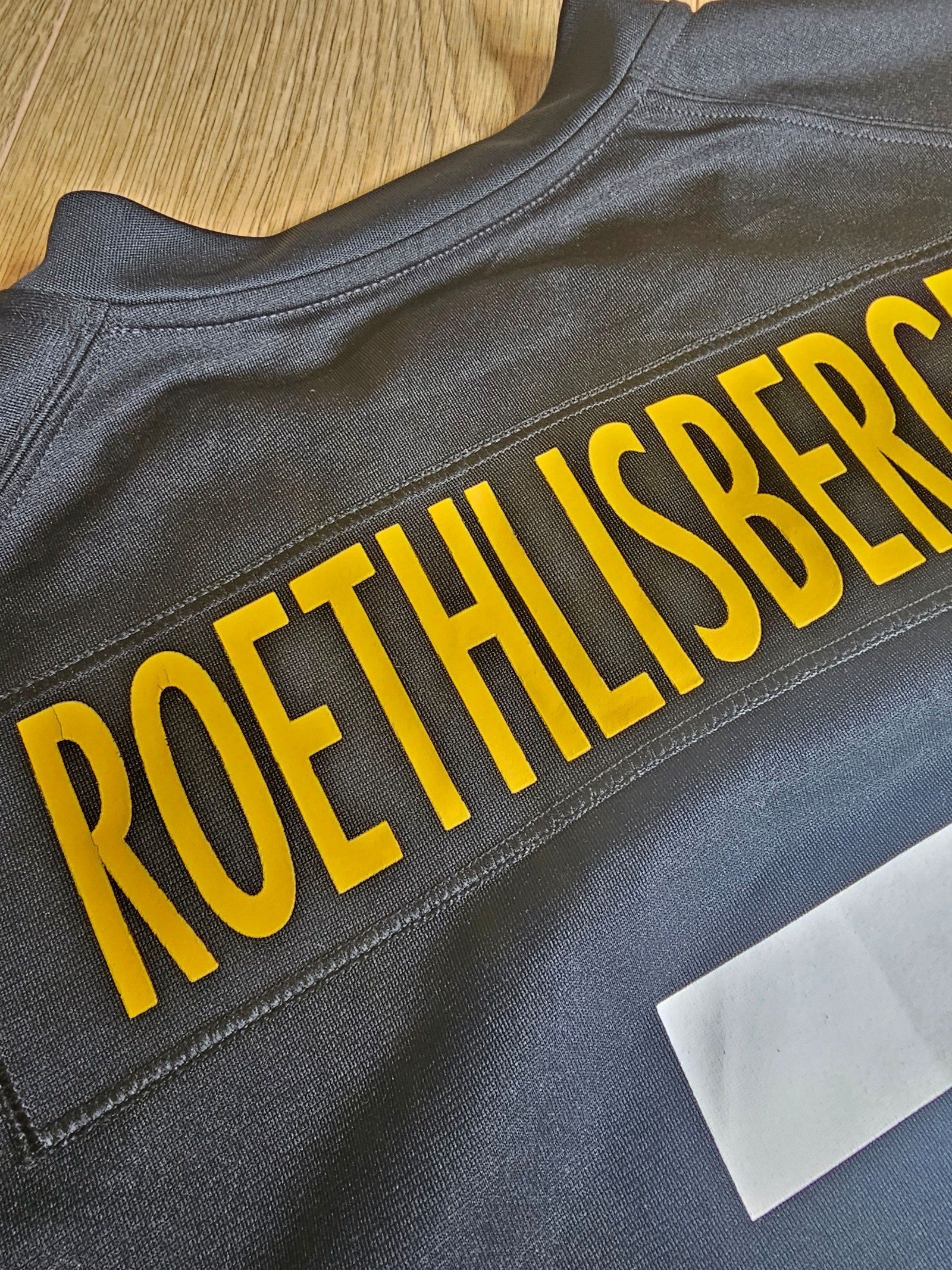 Nike Ben Roethlisberger 7 Black & Yellow Pittsburgh Steelers NFL Jersey Large image 8
