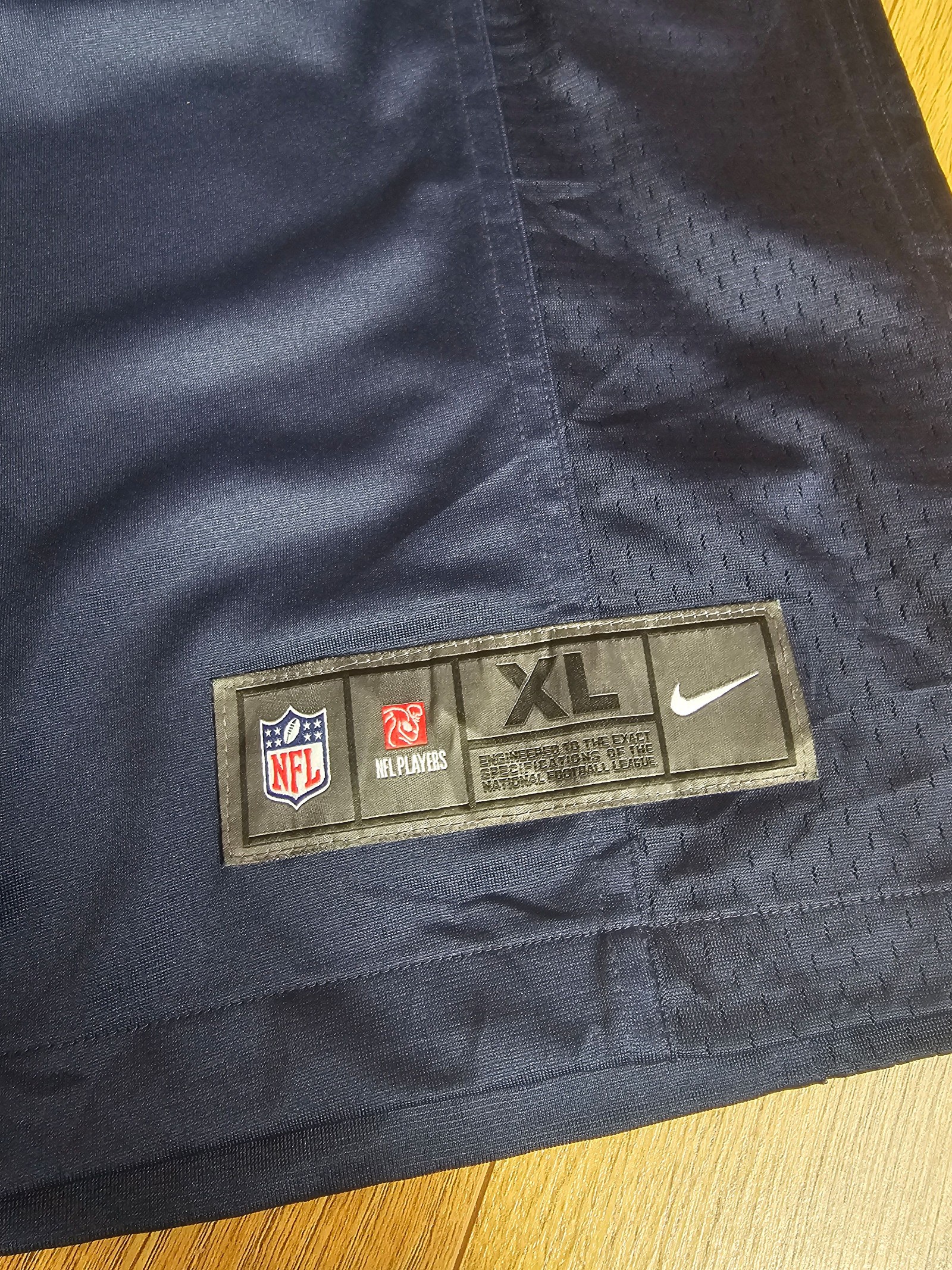 Nike Russell Wilson Navy, White & Green Seahawks NFL Jersey XL Super Bowl XLIX image 2