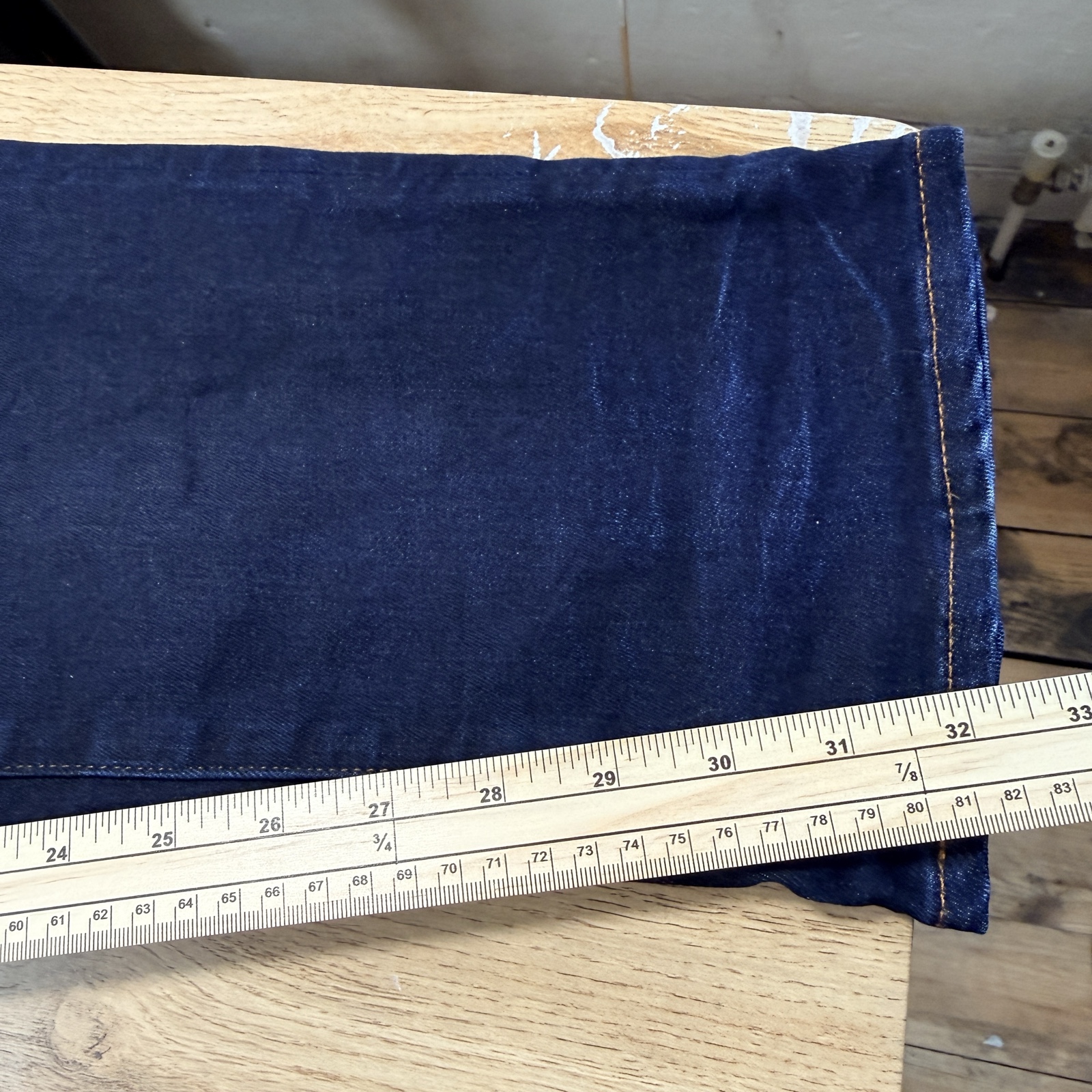 G-Star Raw Blue 3301 Straight Tapered Jeans 32 image 2