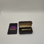 Christian Dior Gold & Silver Tie Clip with Box