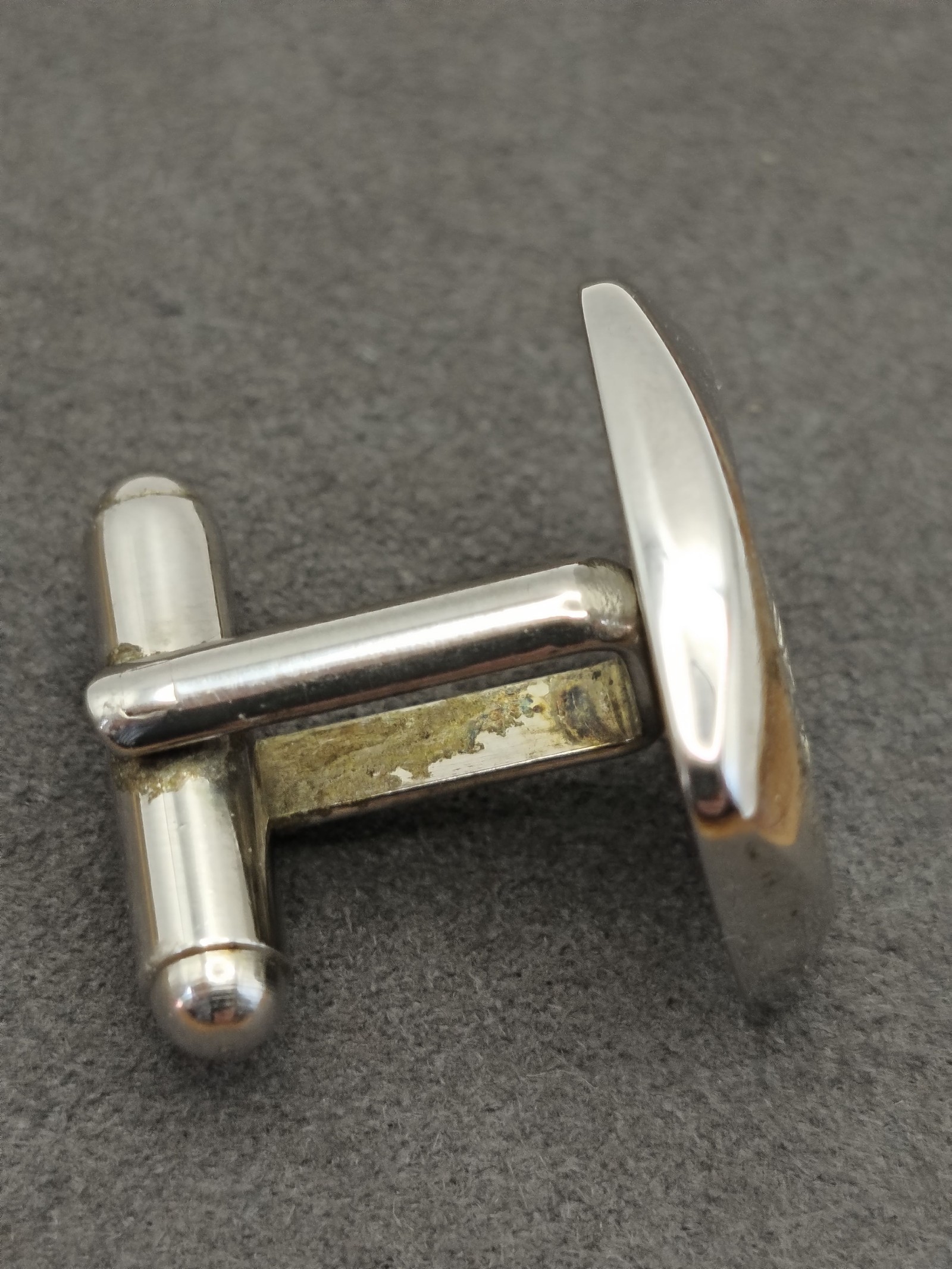 Burberry Silver Tie Clip & Cufflinks Set Classic Design image 10