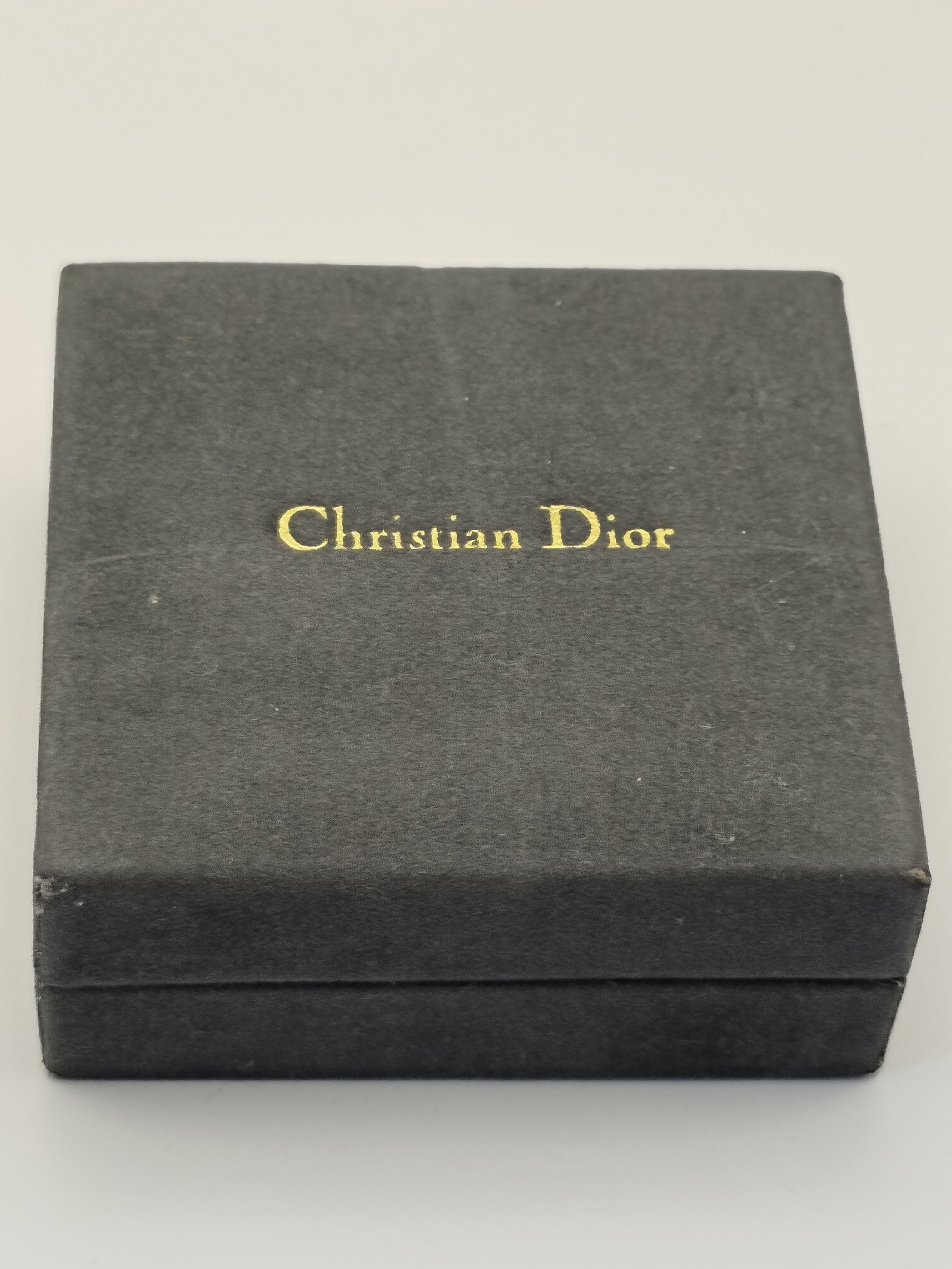 Christian Dior Gold & Silver Tone Logo Cufflinks Men Classic image 3