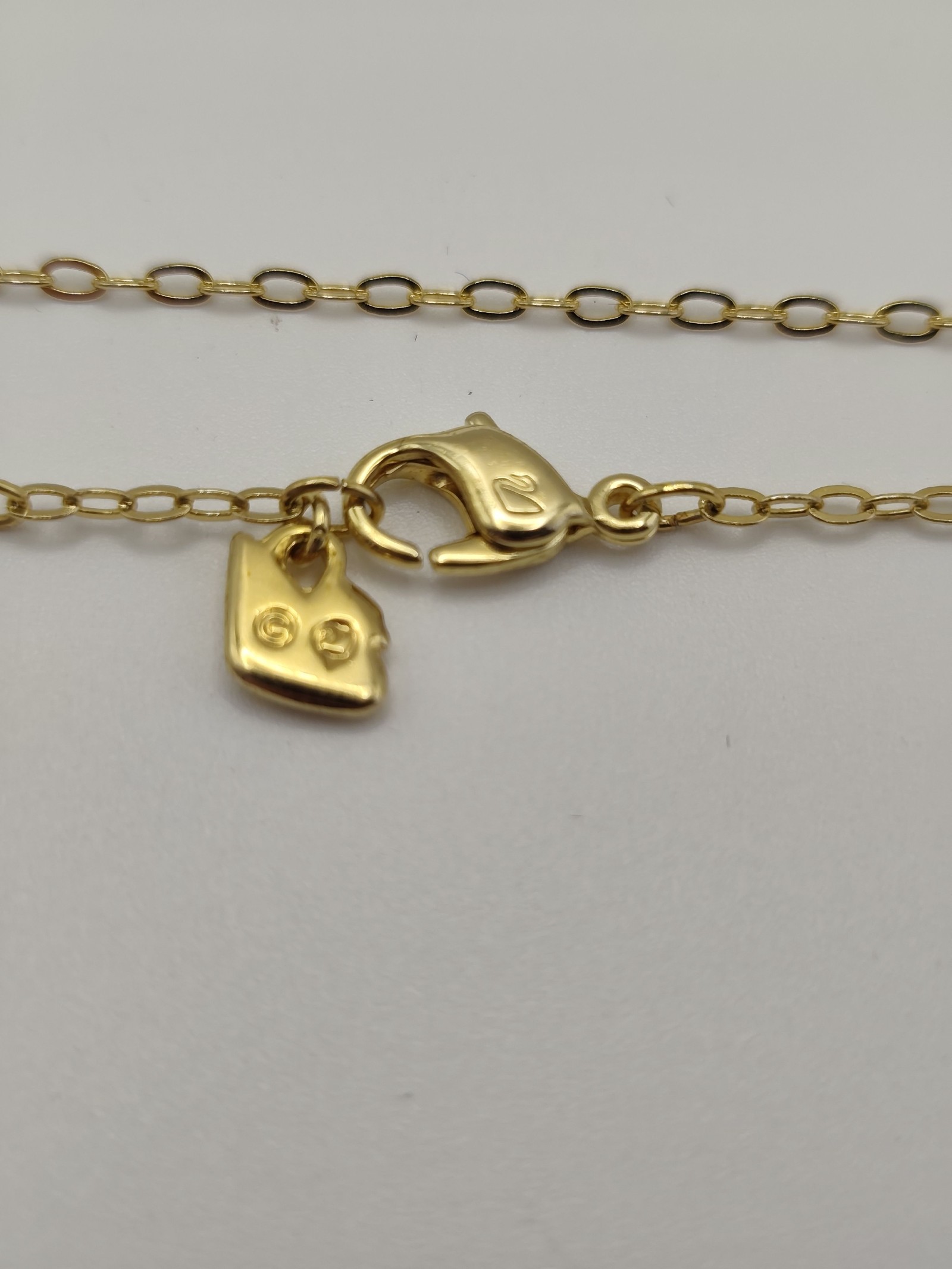 Swarovski Gold tone & Clear Crystal Pendant Necklace Women image 8