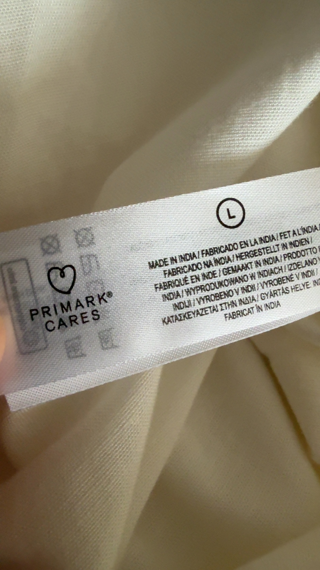 Primark White Linen Blend Wide Leg Trousers Large Relaxed Fit Elastic Waist image 6