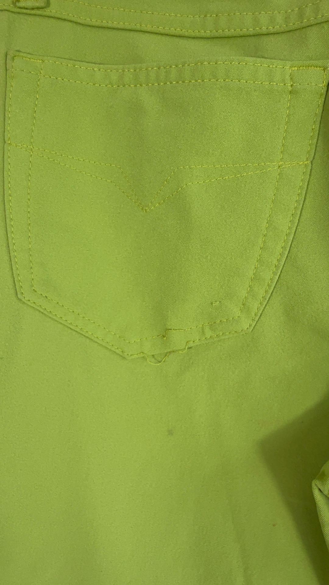 Versace Jeans Couture Lime Green Straight Leg Jeans UK 12 Stylish Design image 7