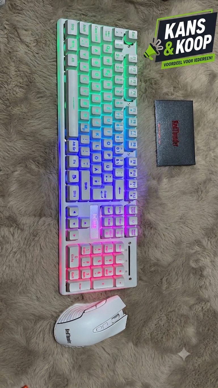 Draadloze Gaming Toetsenbord & Muis Set