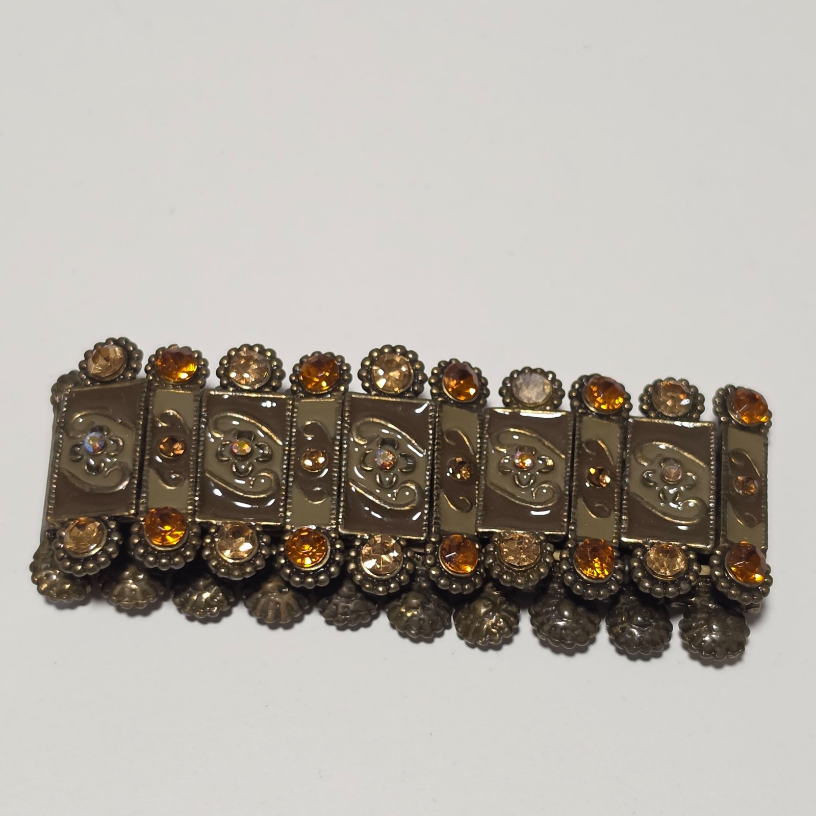 Beautiful vintage look Crystal Bracelet b3 image 2