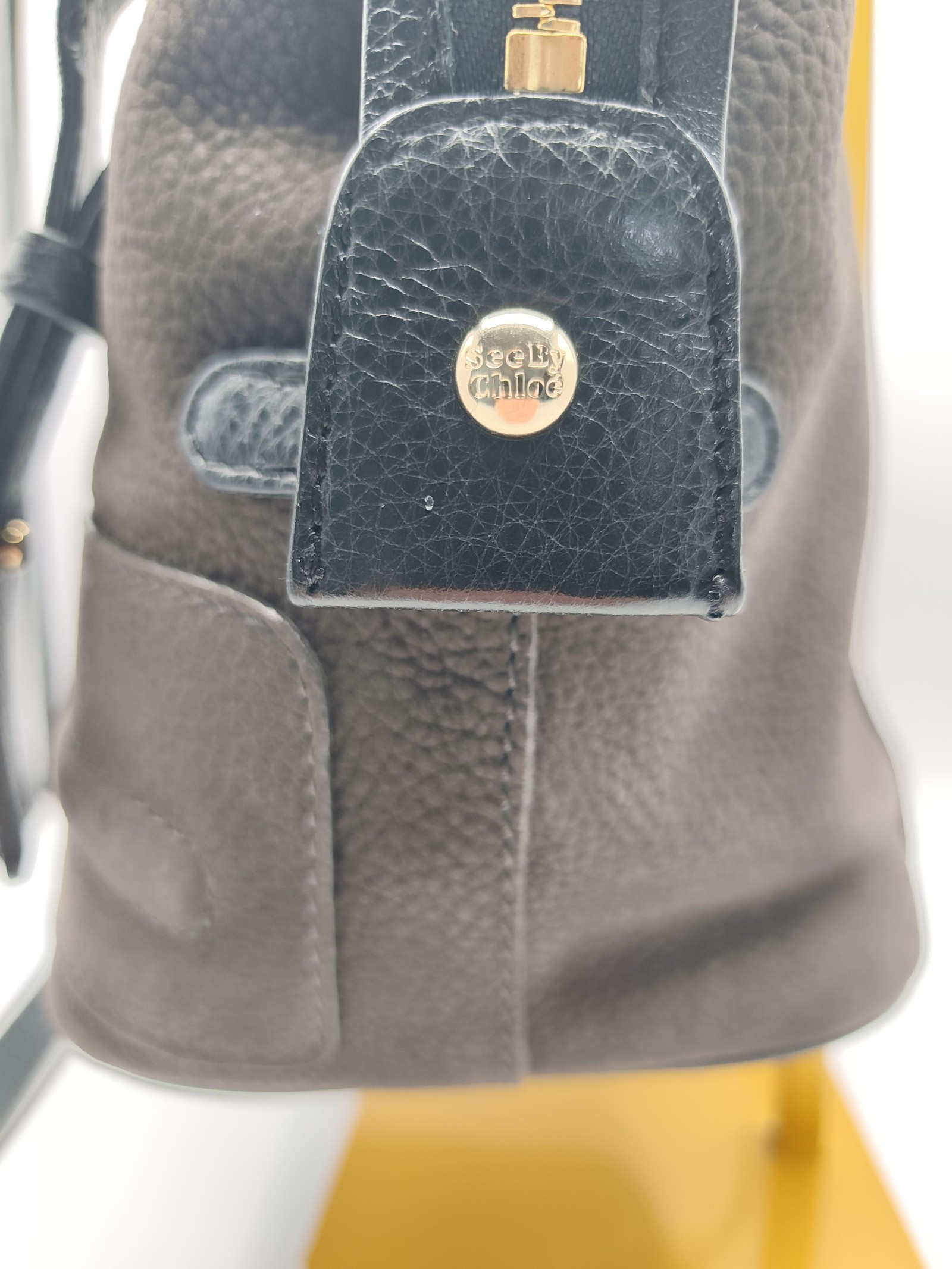 See By Chloe Brown & Black Leather Satchel Handbag Other image 6