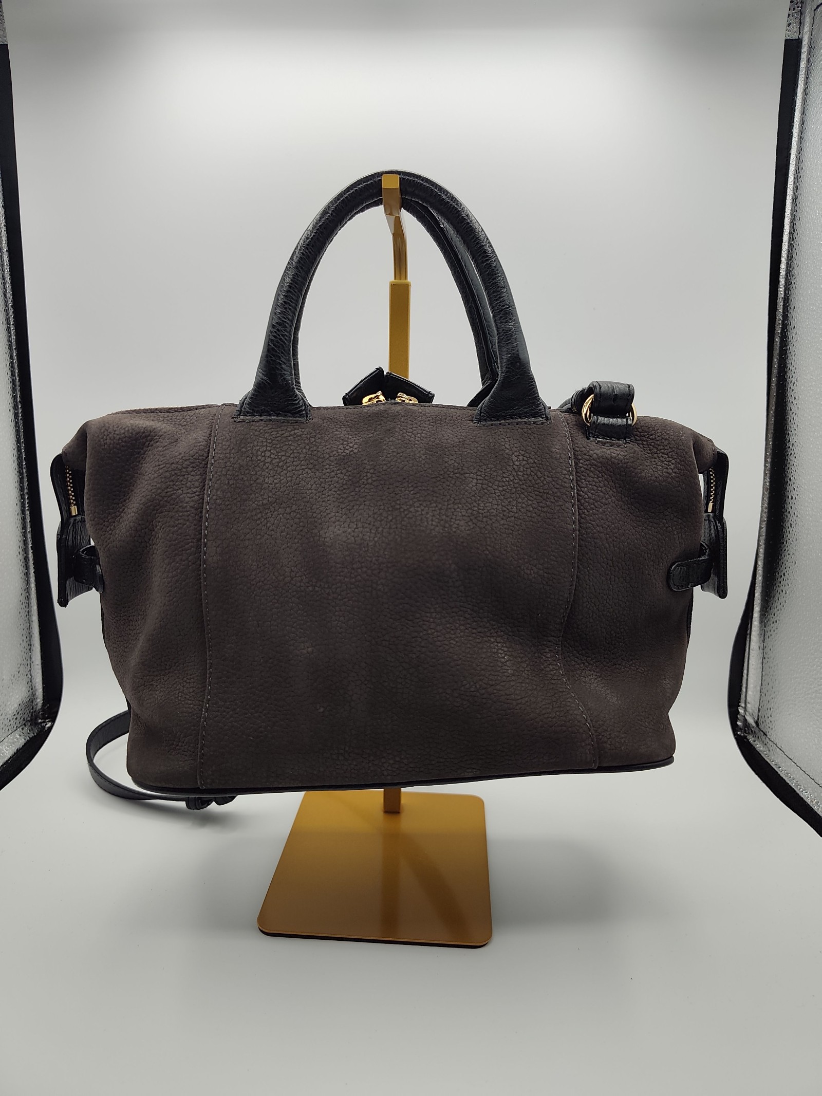 See By Chloe Brown & Black Leather Satchel Handbag Other image 9