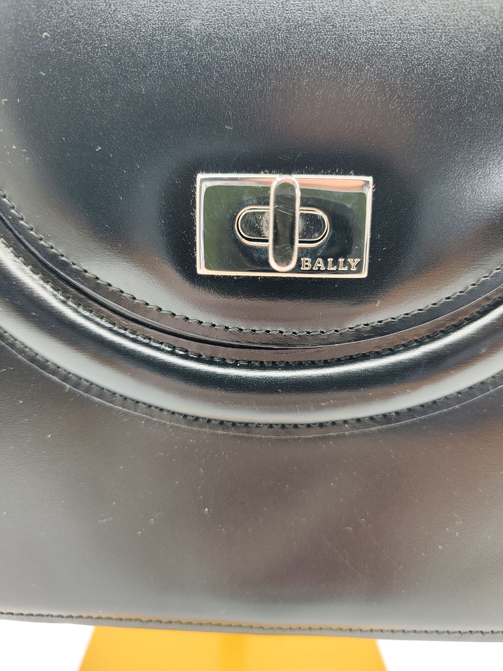 Bally Black Leather Shoulder Bag Women image 2