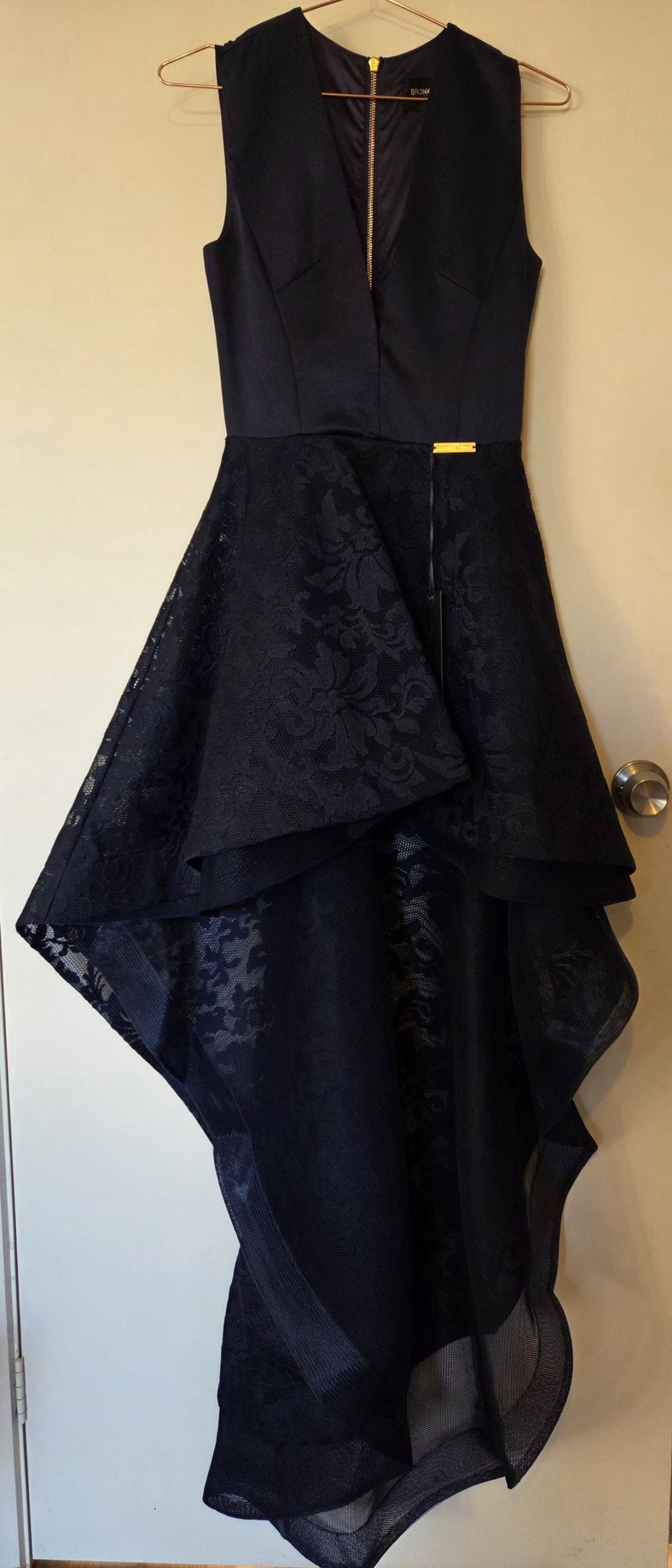 Bronx & Banco Navy Derby Dress Size 6 image 3