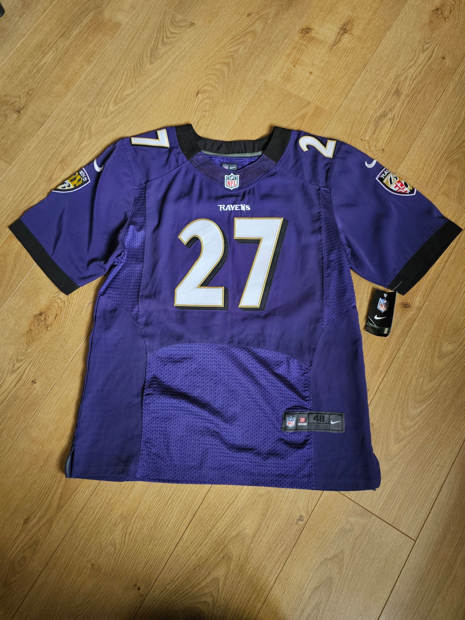 Nike Purple Ray Rice Baltimore Ravens NFL Jersey 48 Large