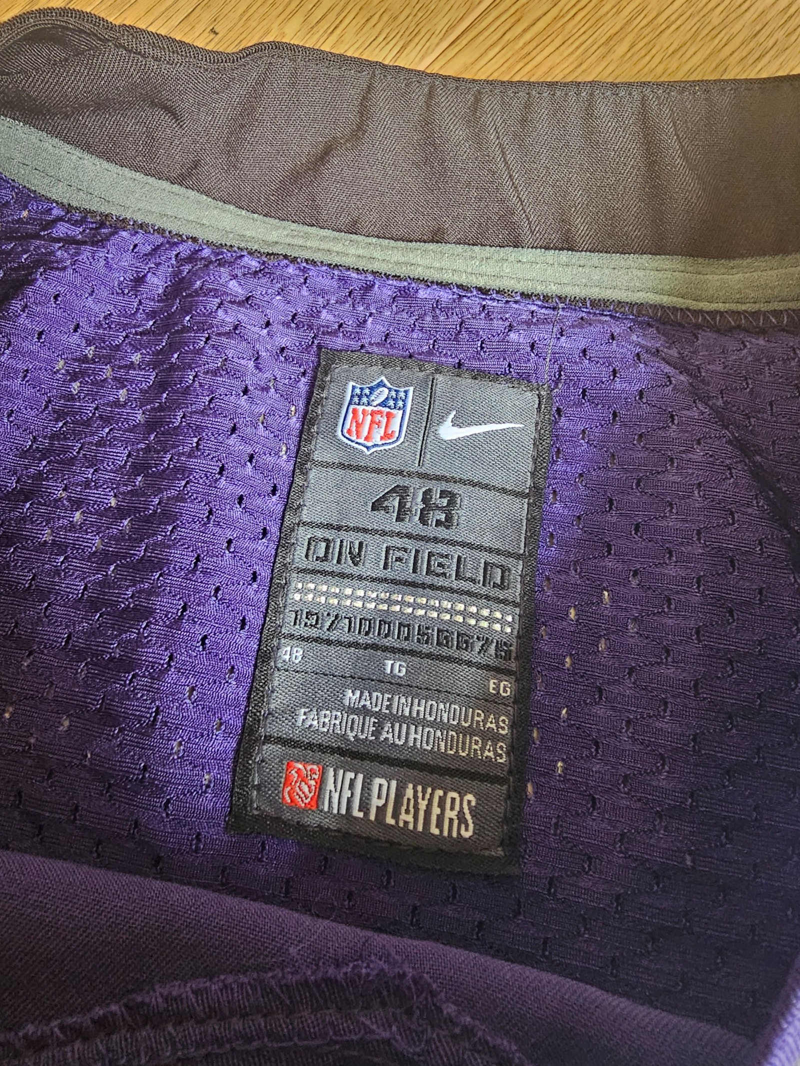 Nike Purple Ray Rice Baltimore Ravens NFL Jersey 48 Large image 4