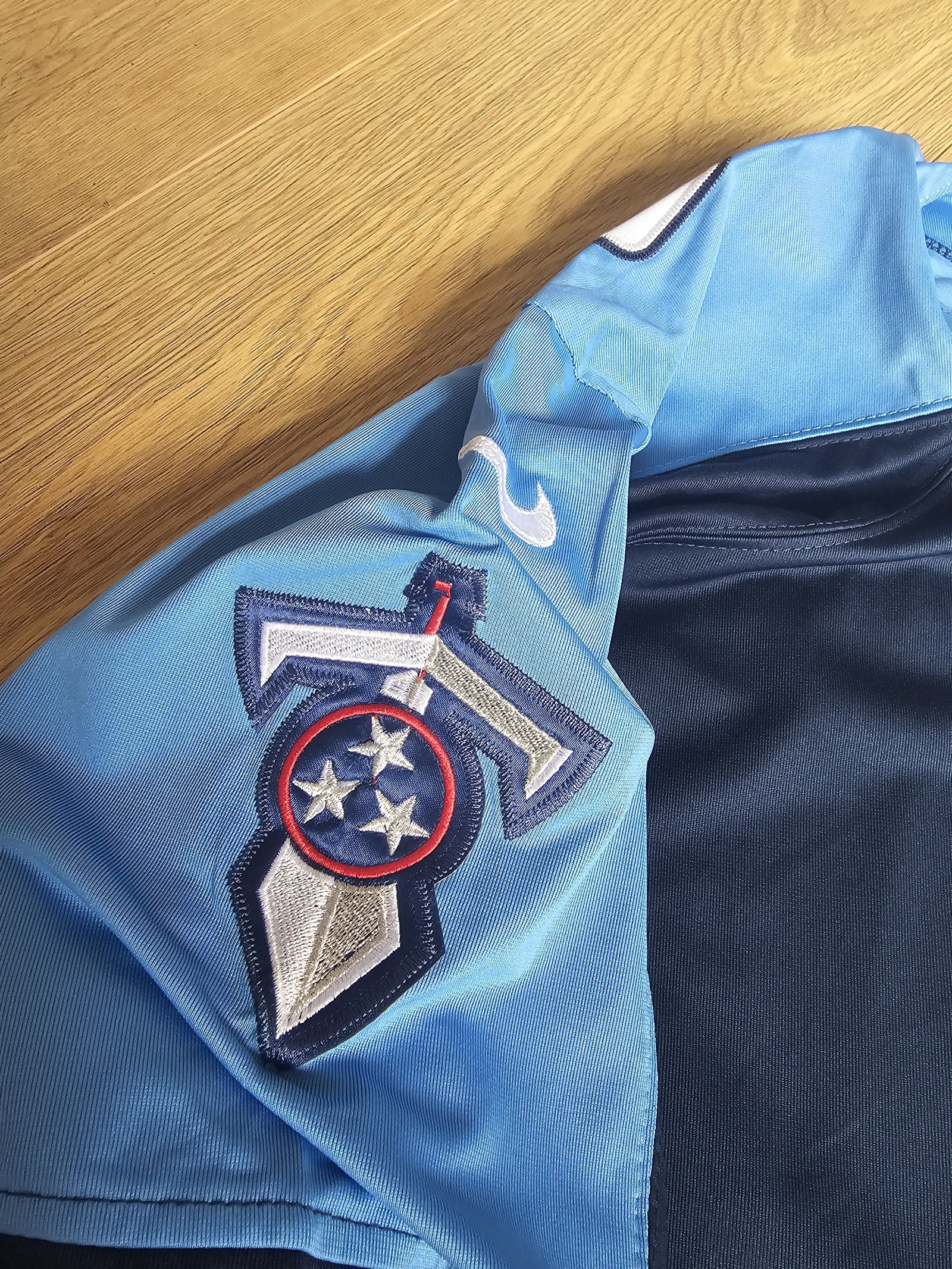Nike NFL Navy Marcus Mariota Tennessee Titans Field Jersey Size 48 XL image 8