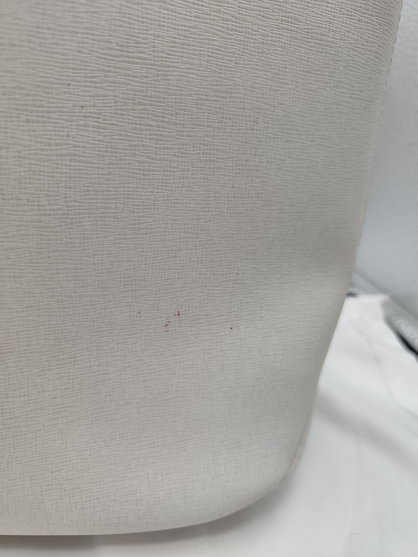 Furla White Saffiano Leather Tote Bag Women image 3