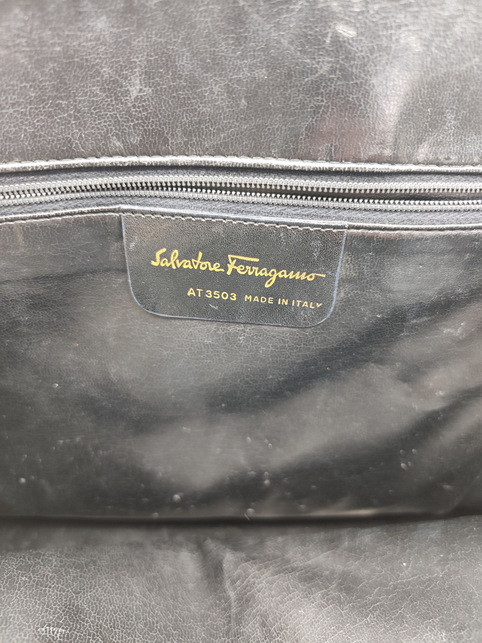 Salvatore Ferragamo Brown Leather Handbag Women Elegant Classic image 2