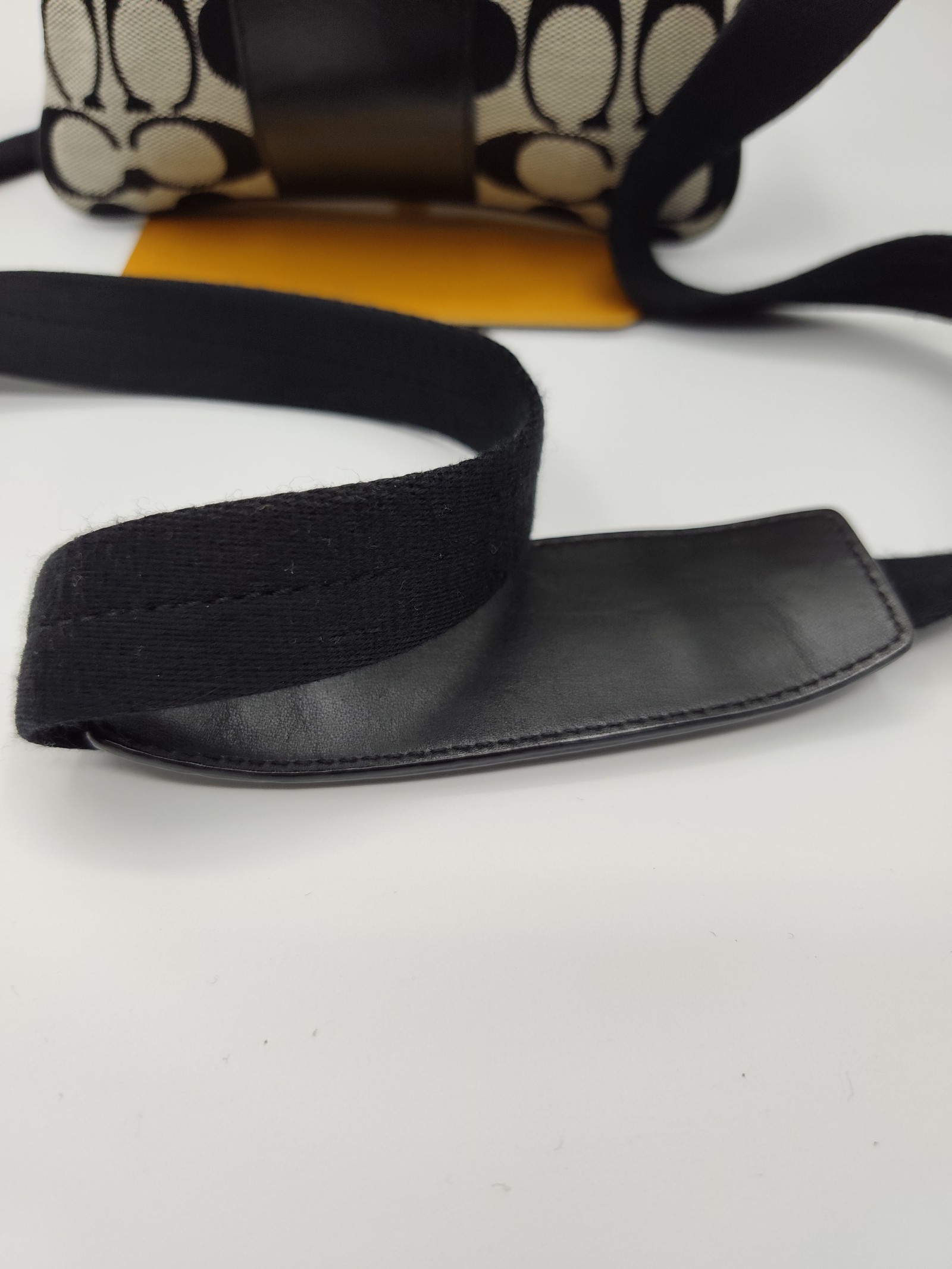Coach Black & Beige Signature Crossbody Bag Other image 4