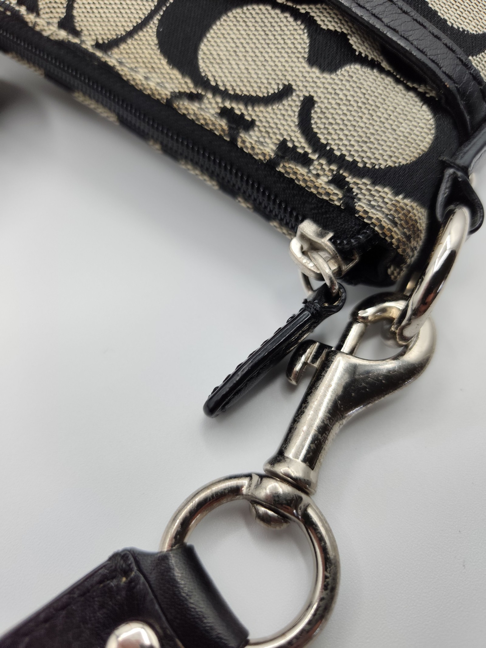 Coach Black & Beige Signature Crossbody Bag Other image 8
