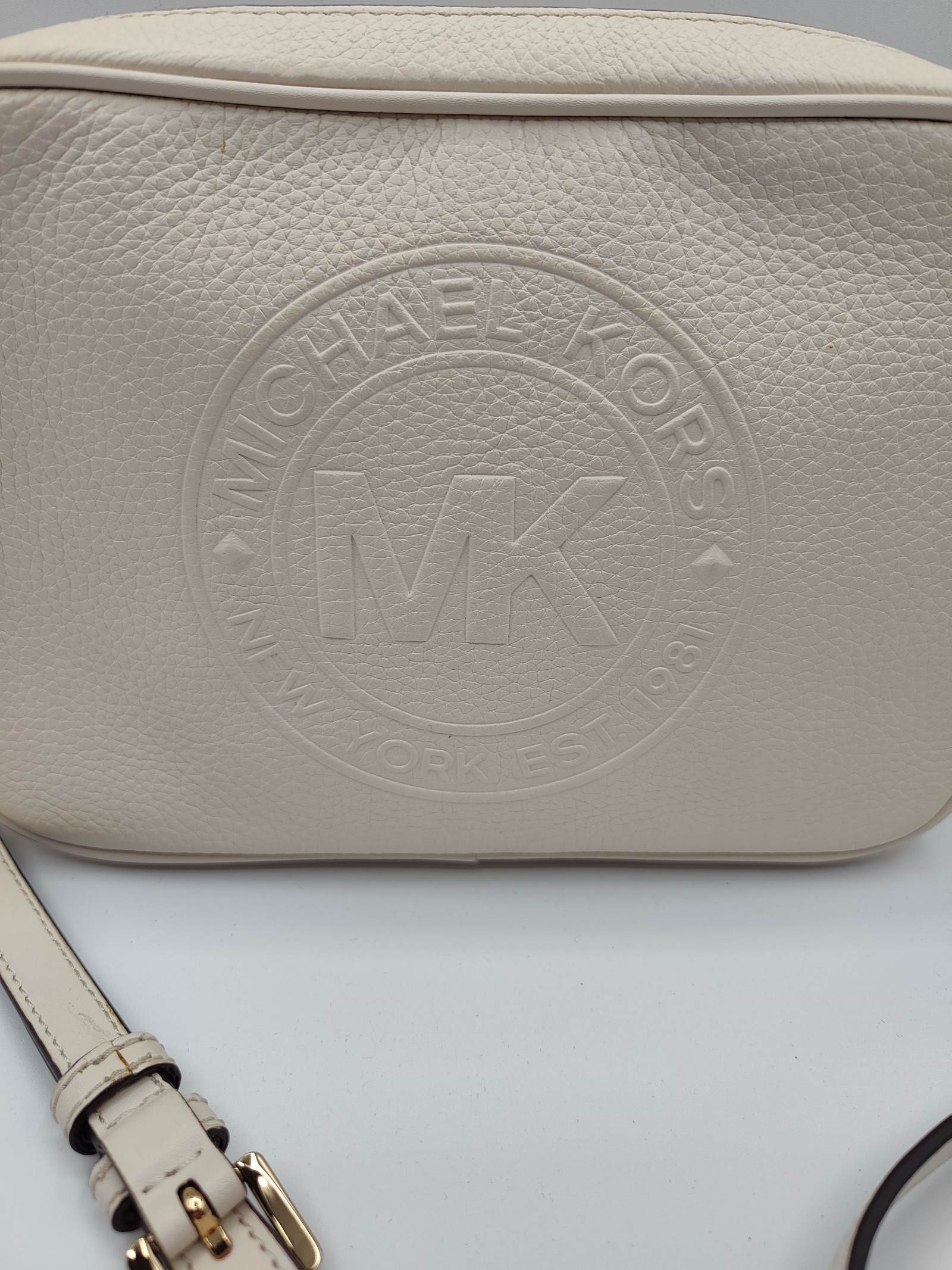 Michael Kors Cream Leather Crossbody Bag Women image 2