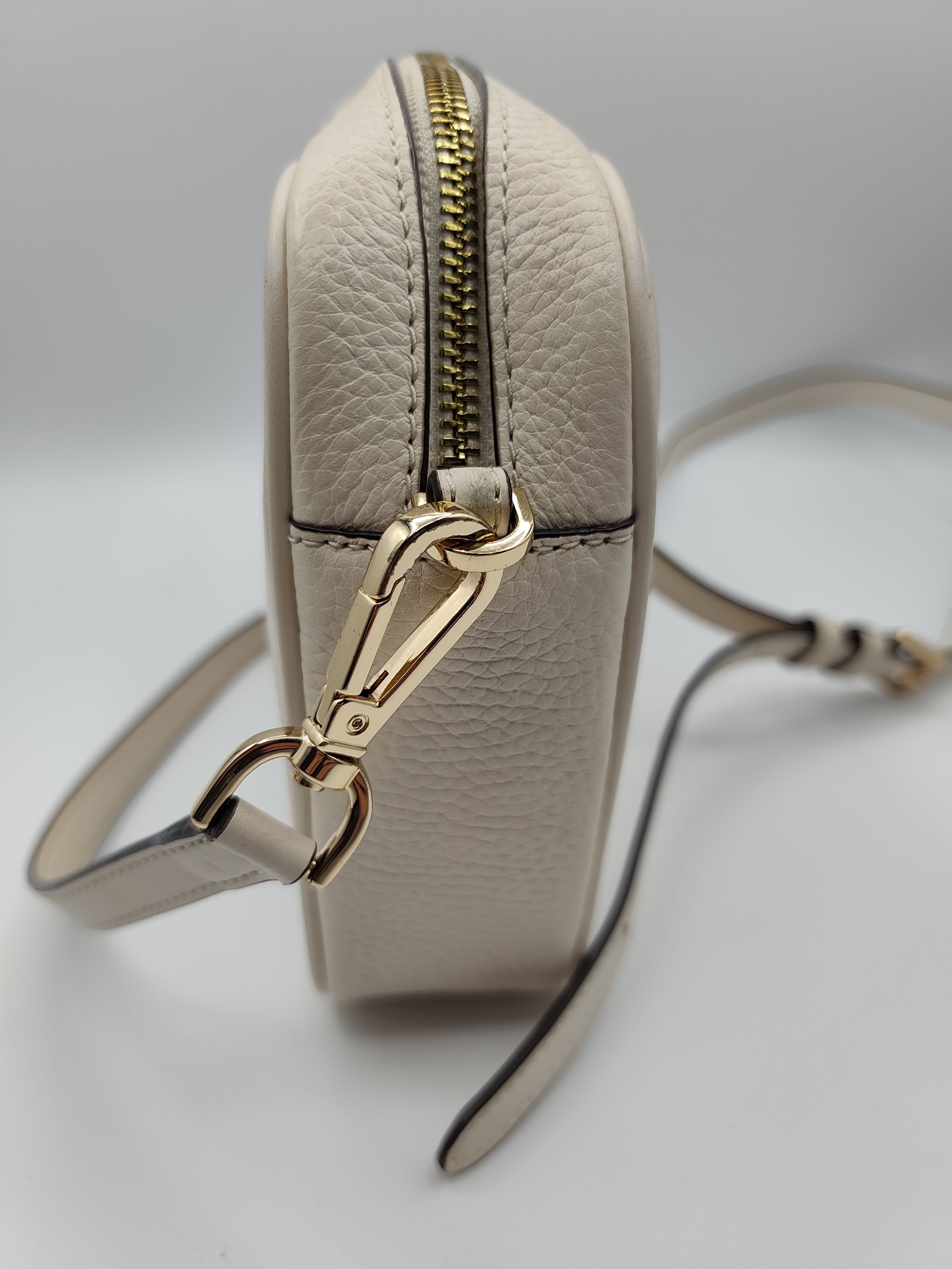 Michael Kors Cream Leather Crossbody Bag Women image 9