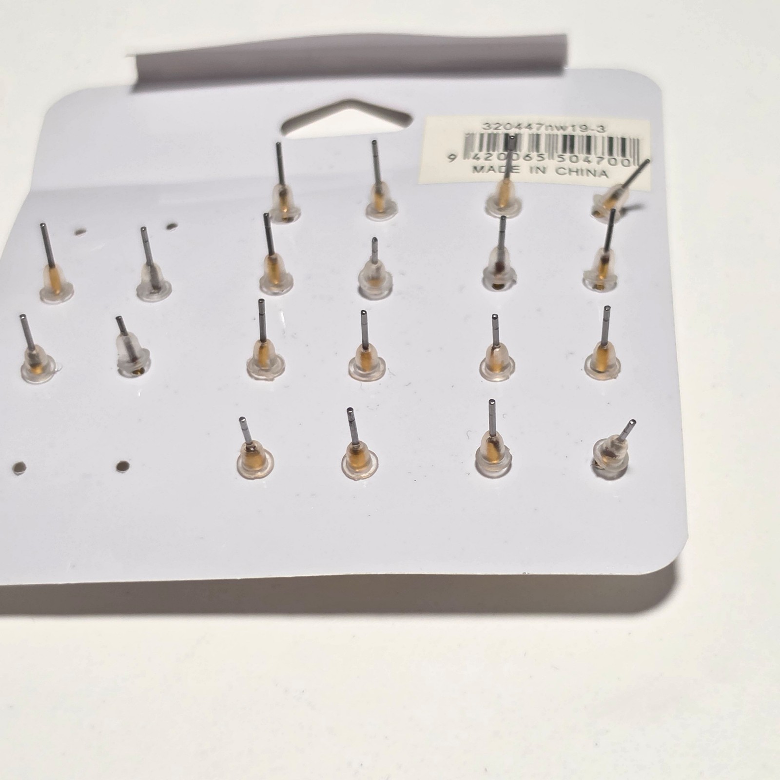 Costume Gold Tone Fashion Stud Earrings Set. B3 image 3