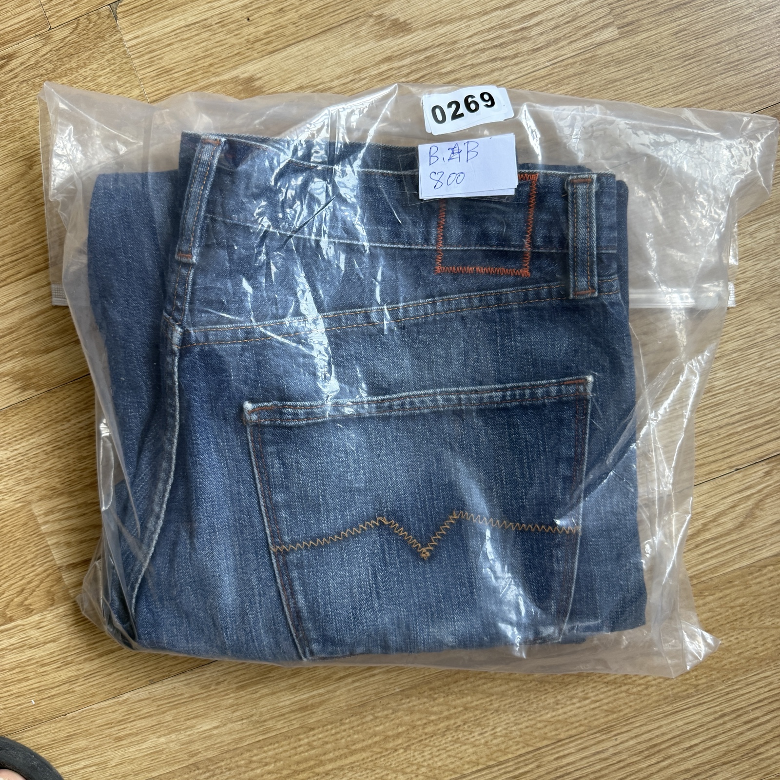 HUGO BOSS Mens Jeans W34 L34 Blue 100% Cotton Straight Leg image 8