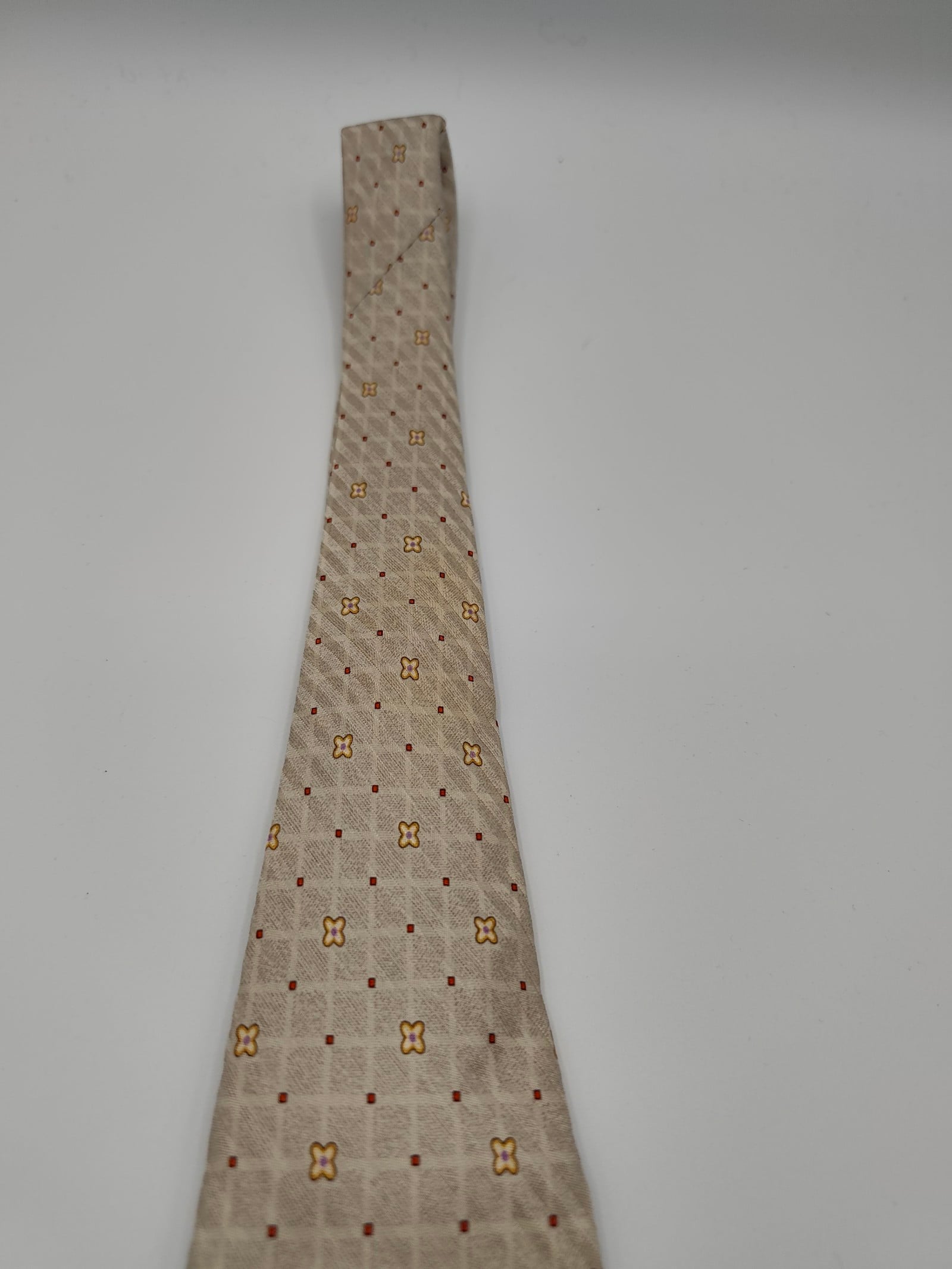 Dunhill Beige Patterned Silk Tie Other image 3