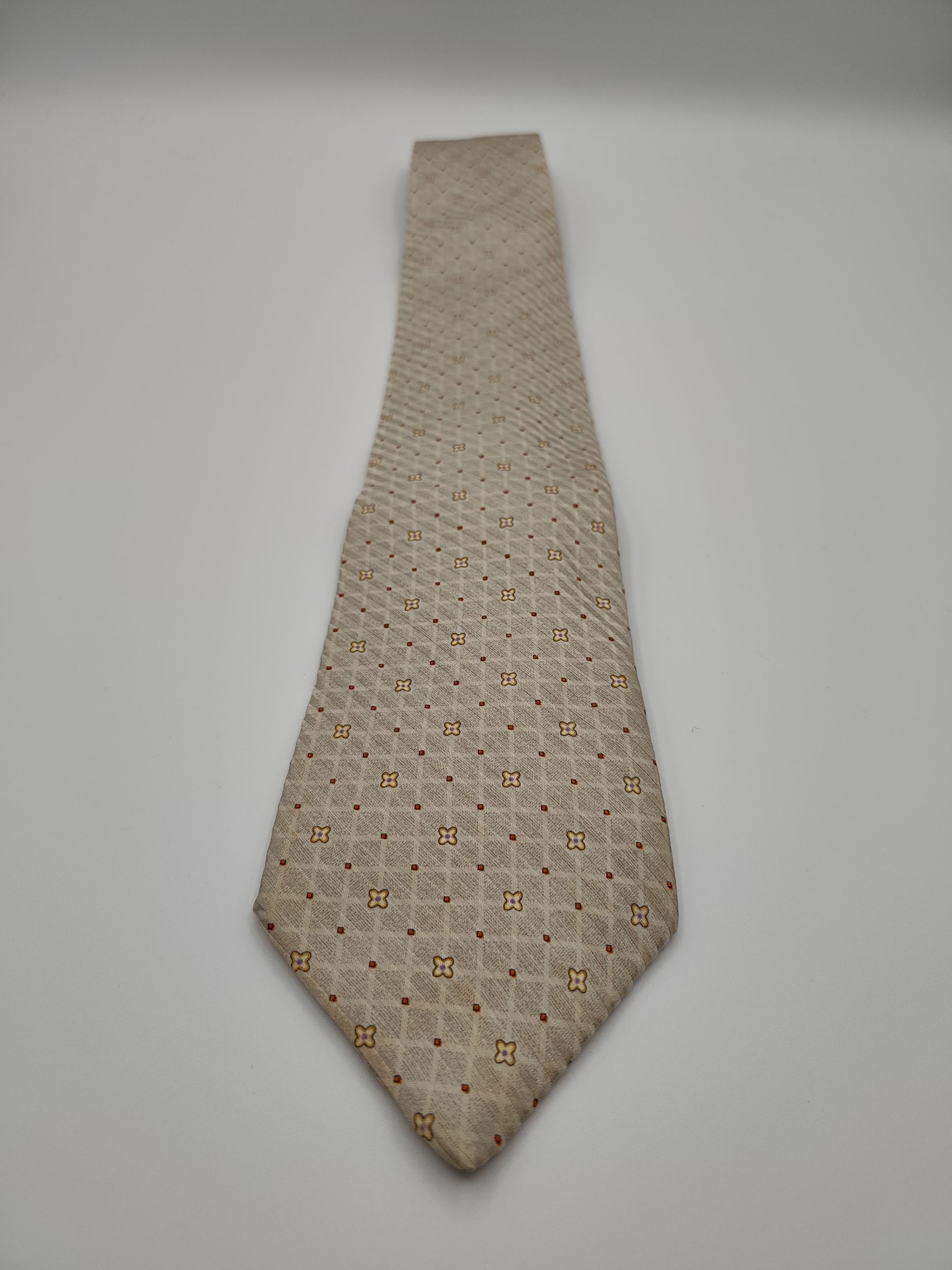 Dunhill Beige Patterned Silk Tie Other image 4