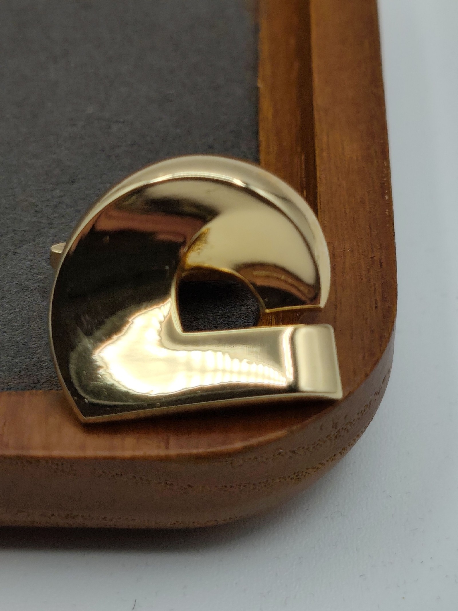 Christian Dior Gold Tone cufflinks Vintage image 5