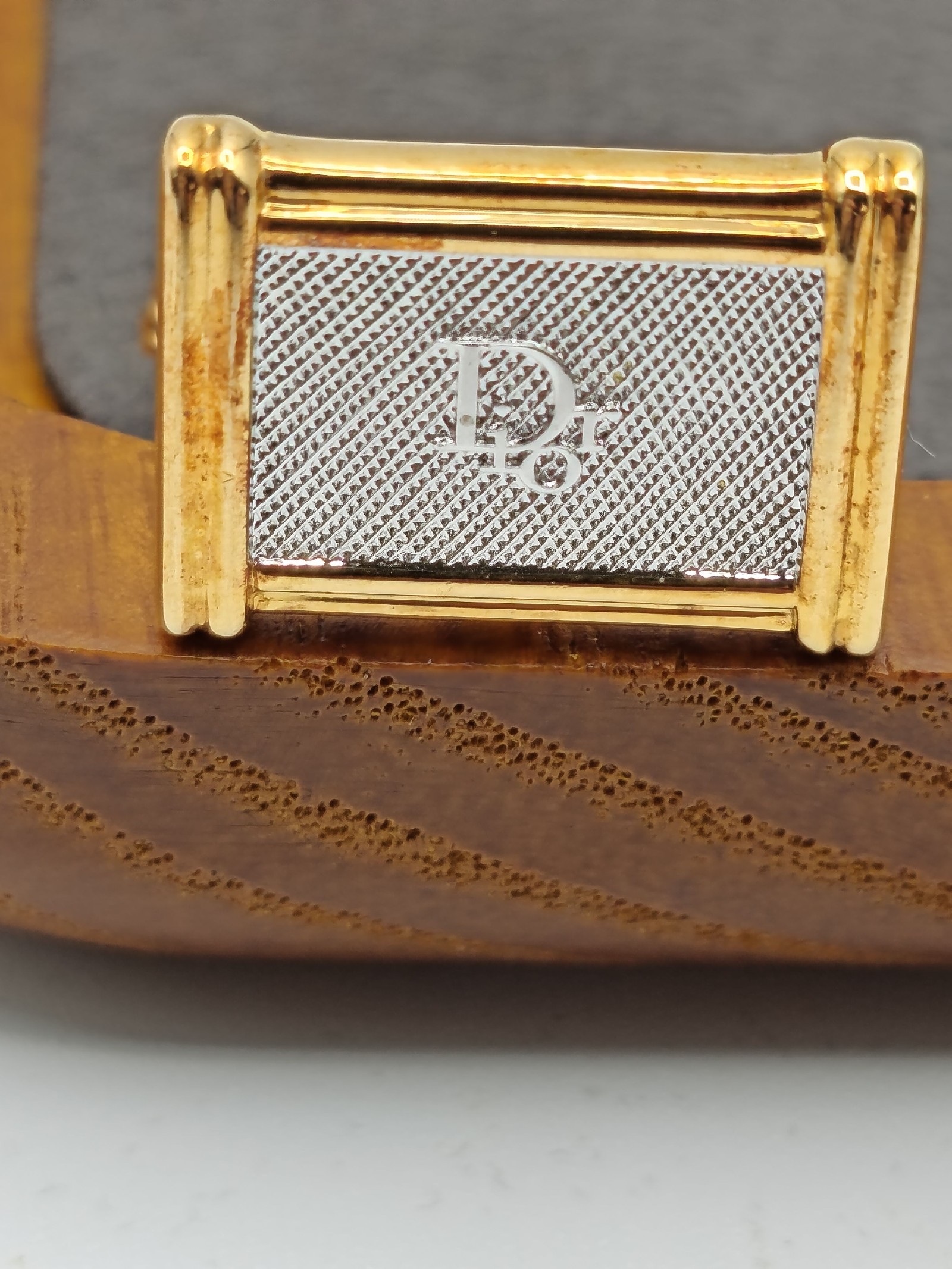 Christian Dior Gold & Silver Tone Cufflinks & Tie Clip Set Other image 6