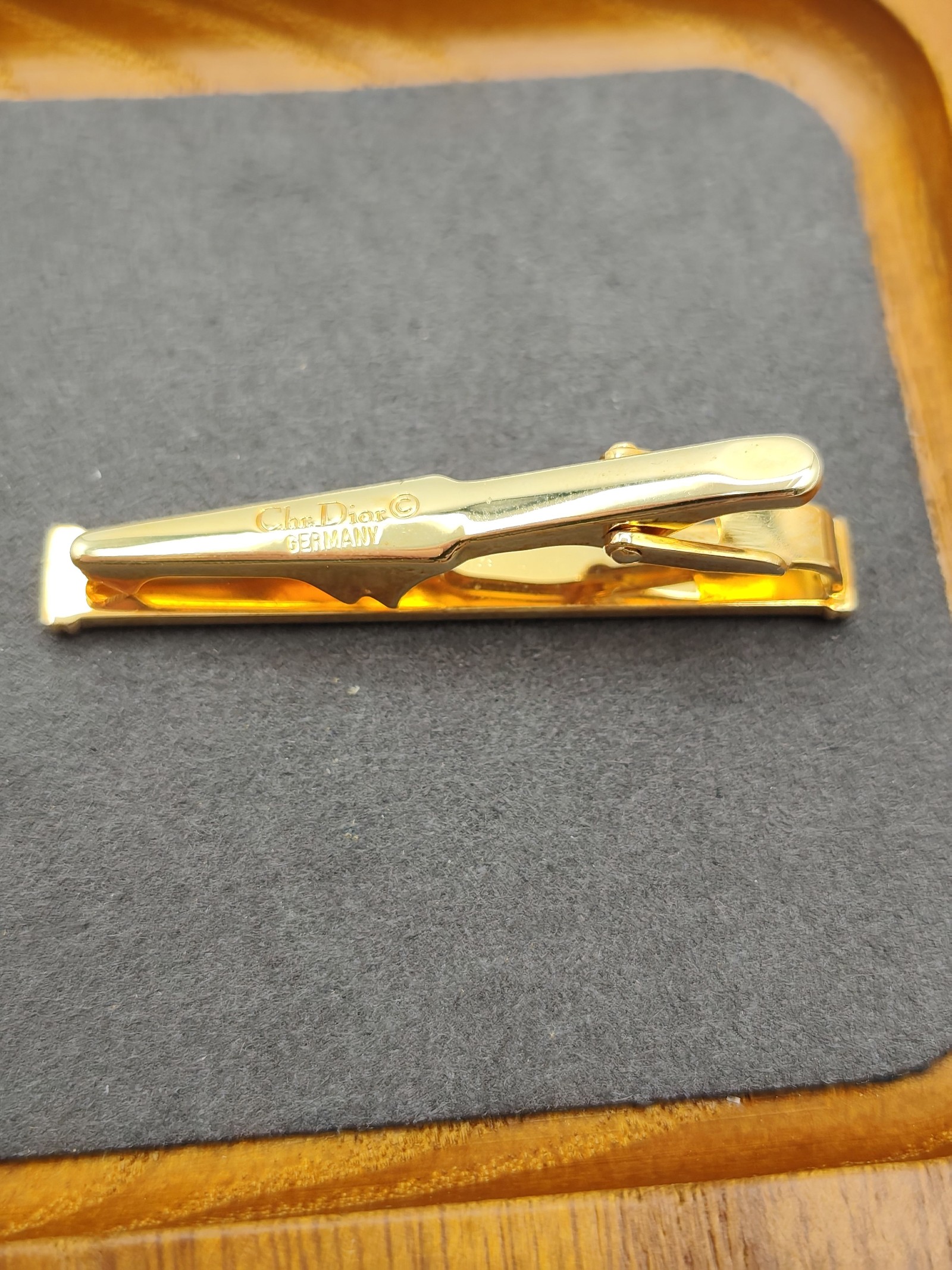 Christian Dior Gold & Silver Tone Cufflinks & Tie Clip Set Other image 10
