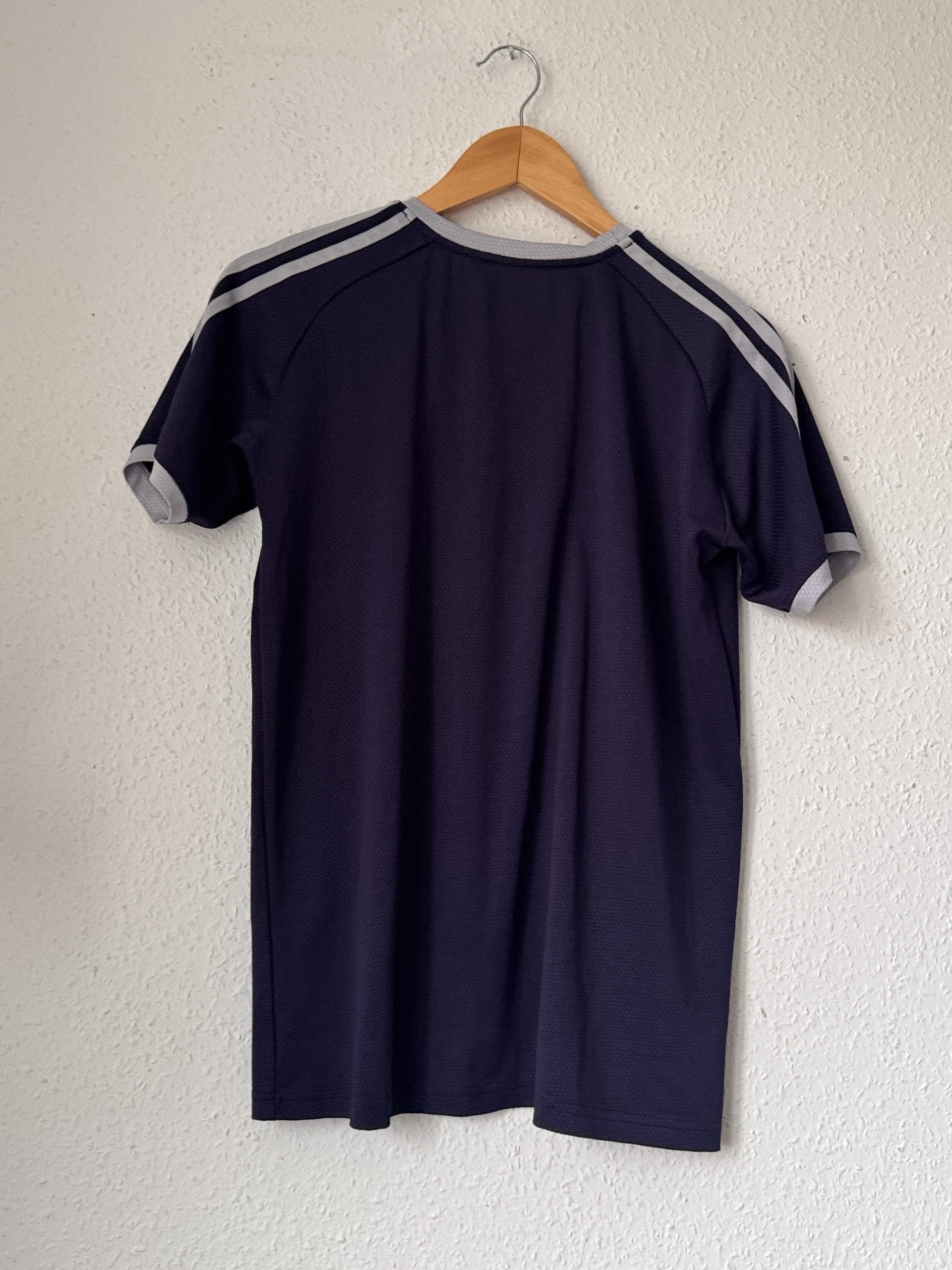 Adidas Navy & Grey T-Shirt Medium Honeycomb Texture - 2995 image 7