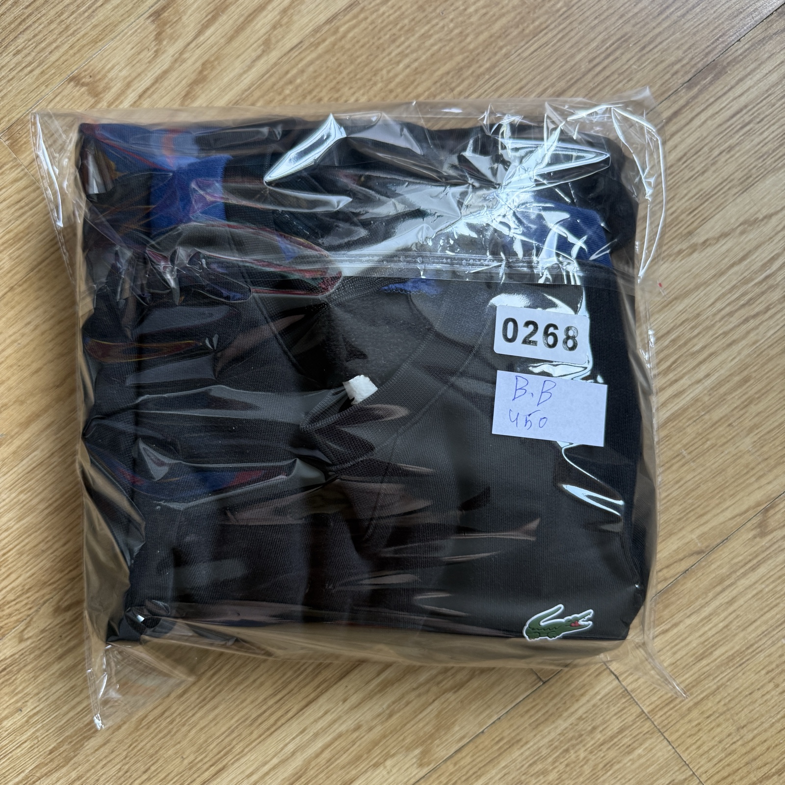 Lacoste Sport Crew Neck Sweatshirt Men’s L Black Colour Block Cotton image 8