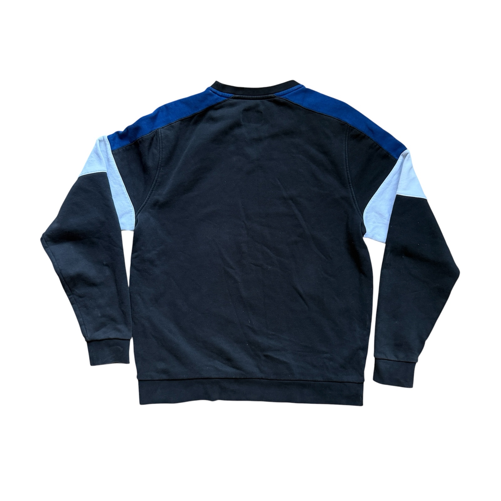 Lacoste Sport Crew Neck Sweatshirt Men’s L Black Colour Block Cotton image 2
