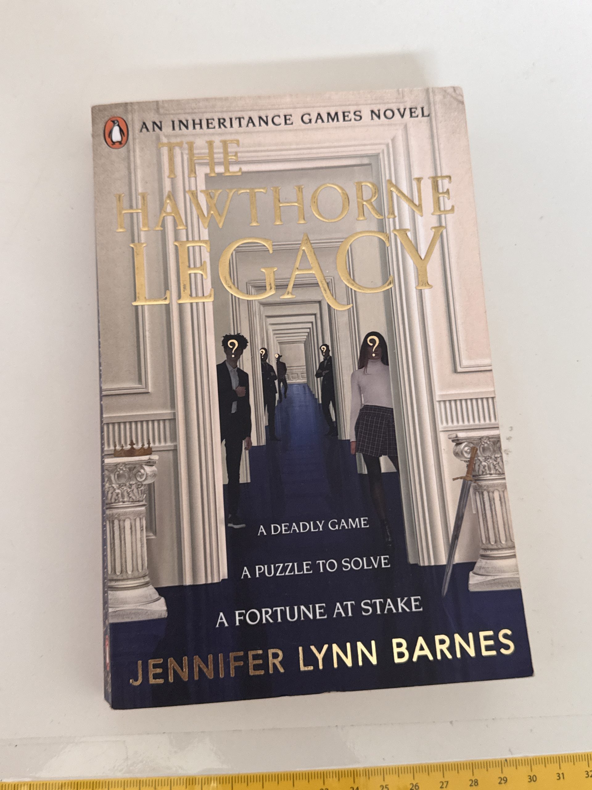The Hawthorne Legacy by Jennifer Lynn Barnes Paperback Novel CD-A- 5