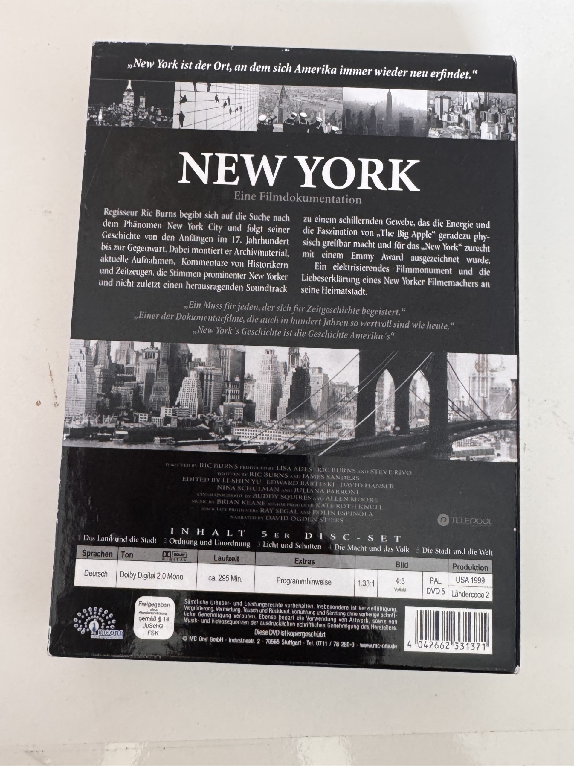 New York Documentary DVD Collector's Box - 5 DVDs CD-A- 6 image 3