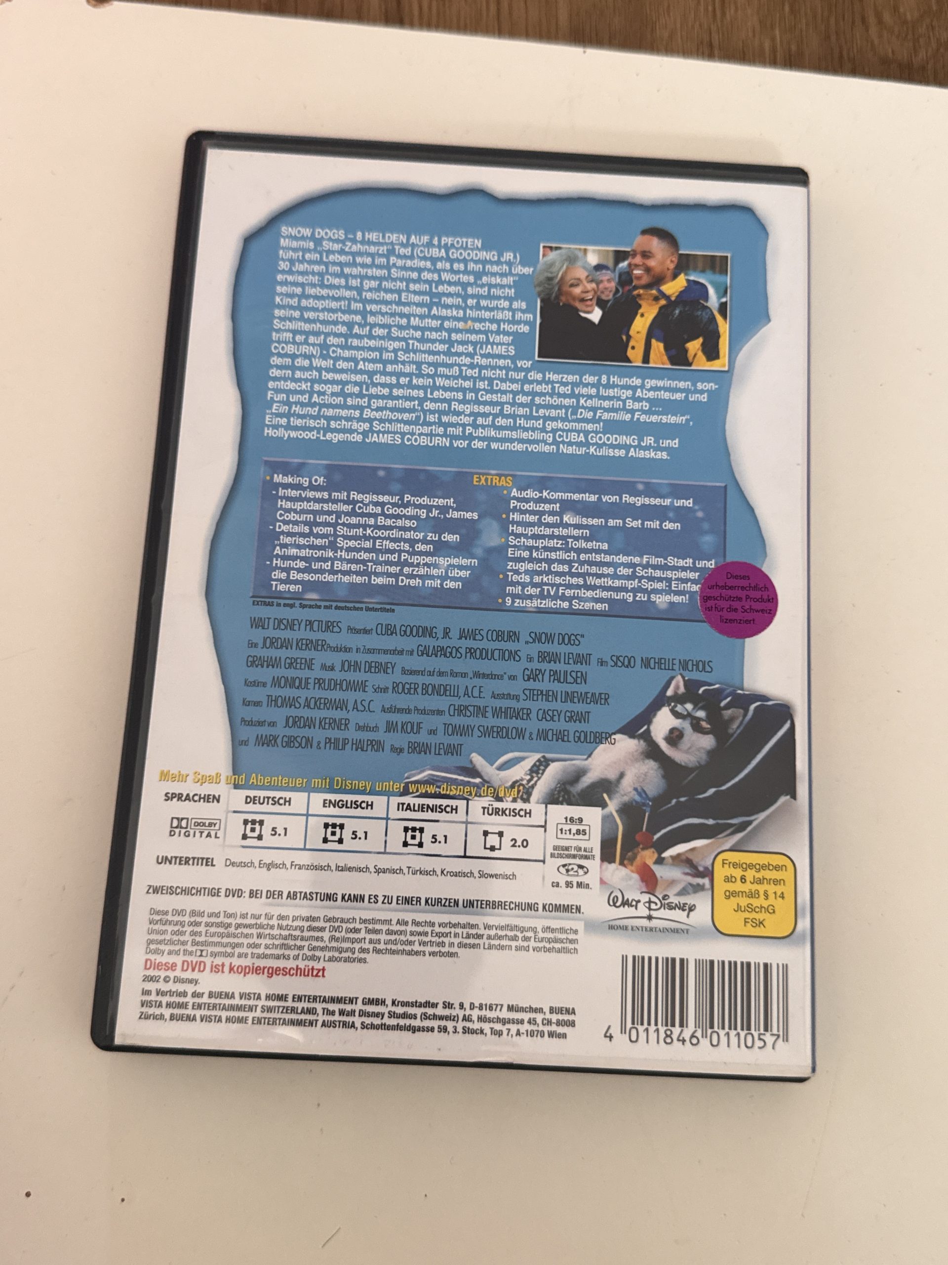 Walt Disney Snow Dogs Family DVD German CD-A- 25 image 2