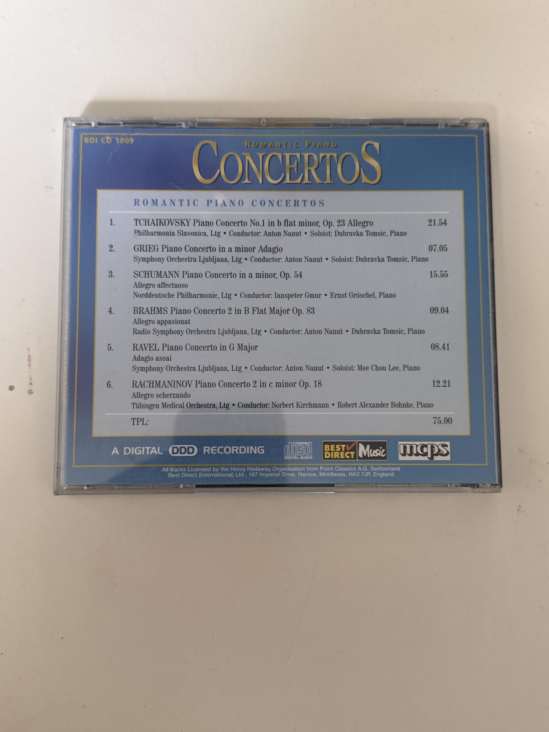 Klassik Kanedak Concertos Romantic Piano CD-A- 28 image 2
