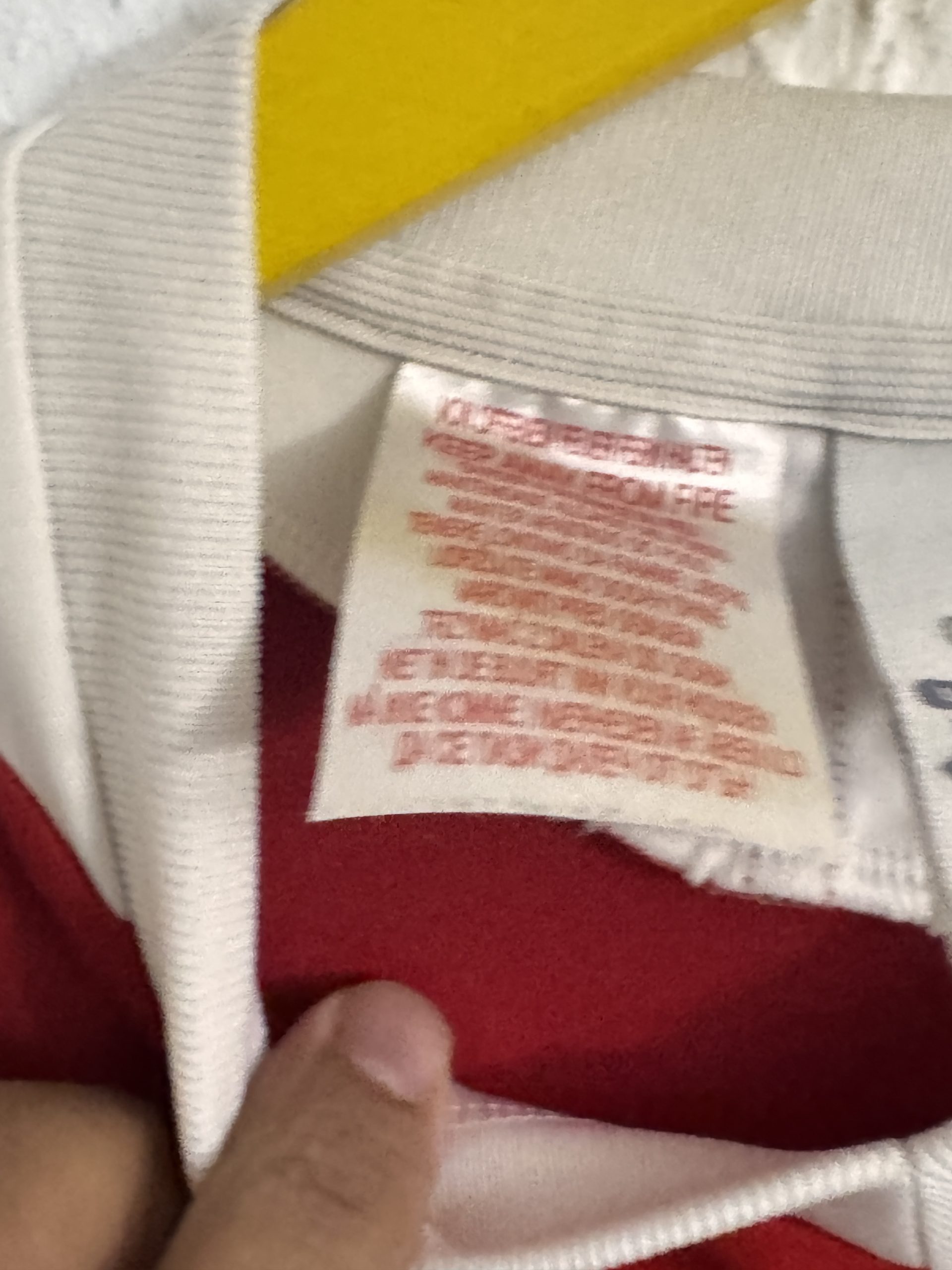 Adidas Red & White Football Shirt XS Climalite 509 image 10