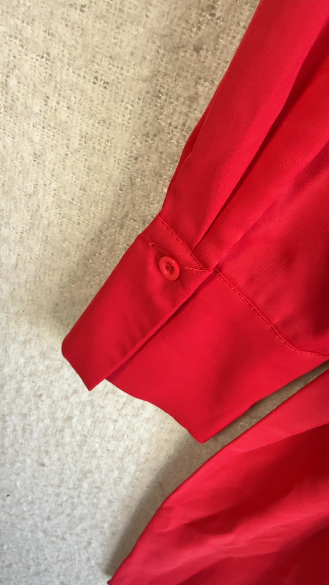 AX Paris Red Tunic Shirt Dress UK 14 Long Sleeve Waist Tie Stylish image 6