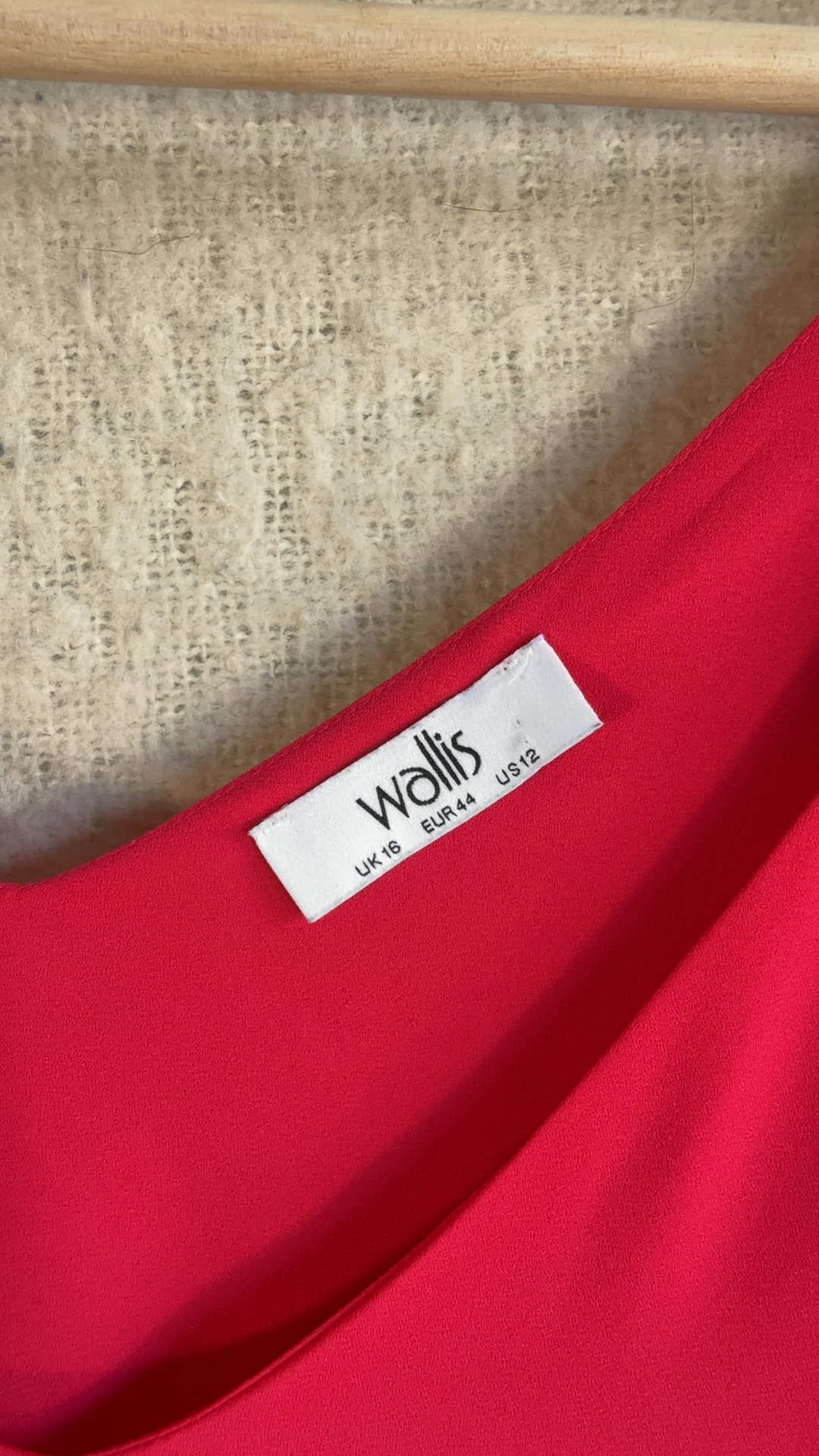 Wallis Pink Sleeveless V Neck Top UK 16 Summer Casual Chic Fit image 3