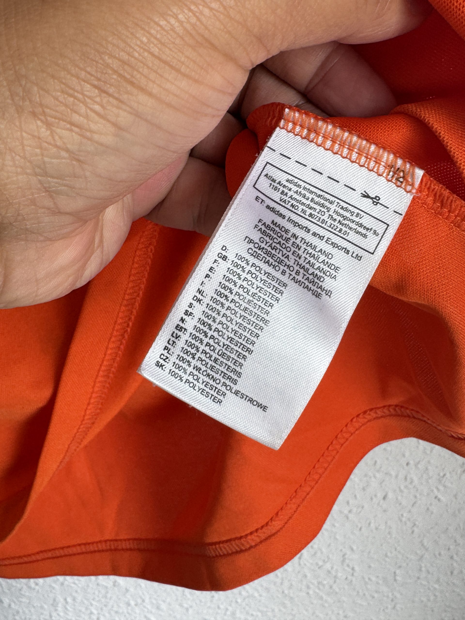 Adidas Orange Climacool Sport T-Shirt S Size D 384 image 7