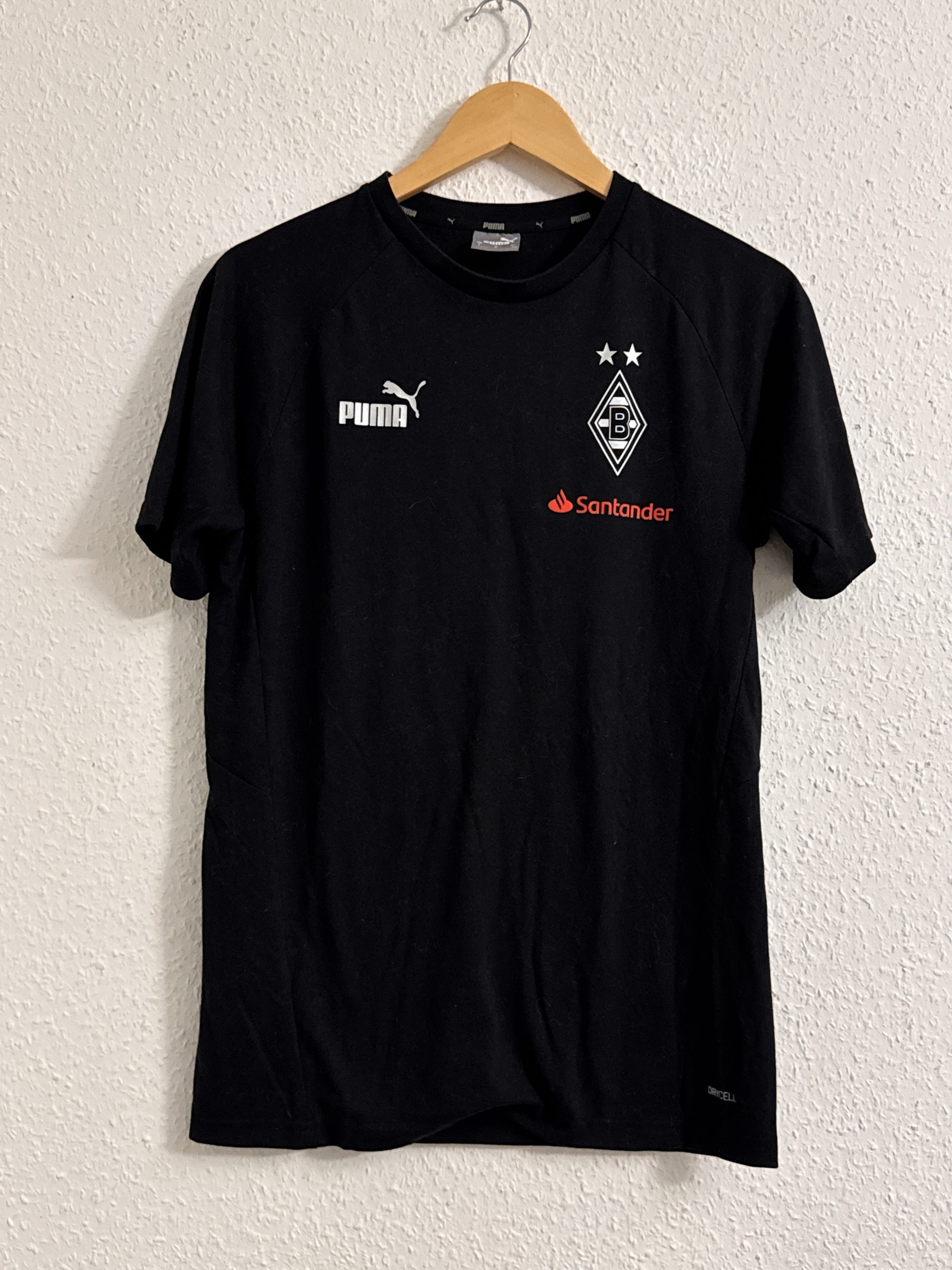 Puma Black Borussia Mönchengladbach Logo T-Shirt S 2941