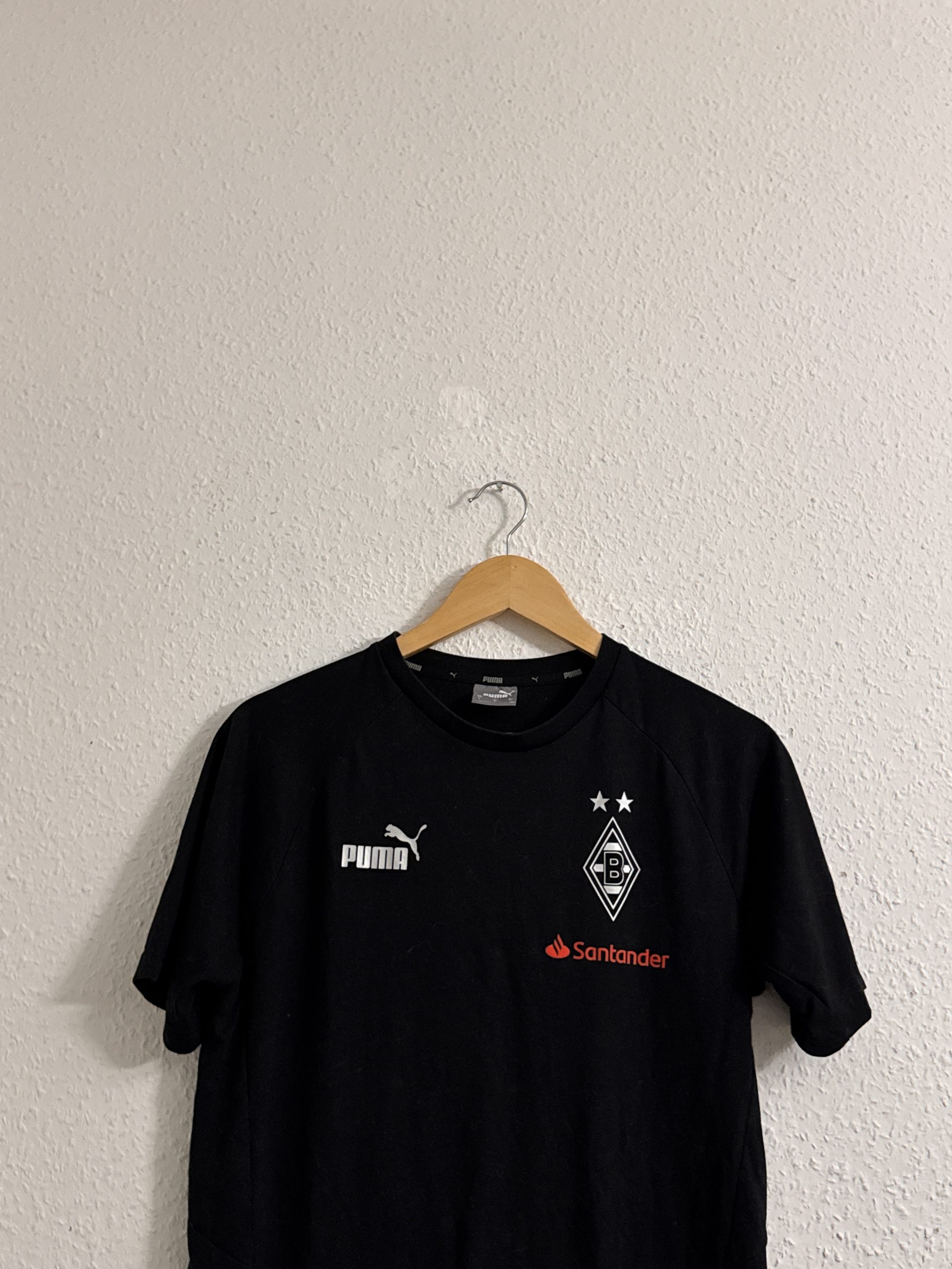 Puma Black Borussia Mönchengladbach Logo T-Shirt S 2941 image 2