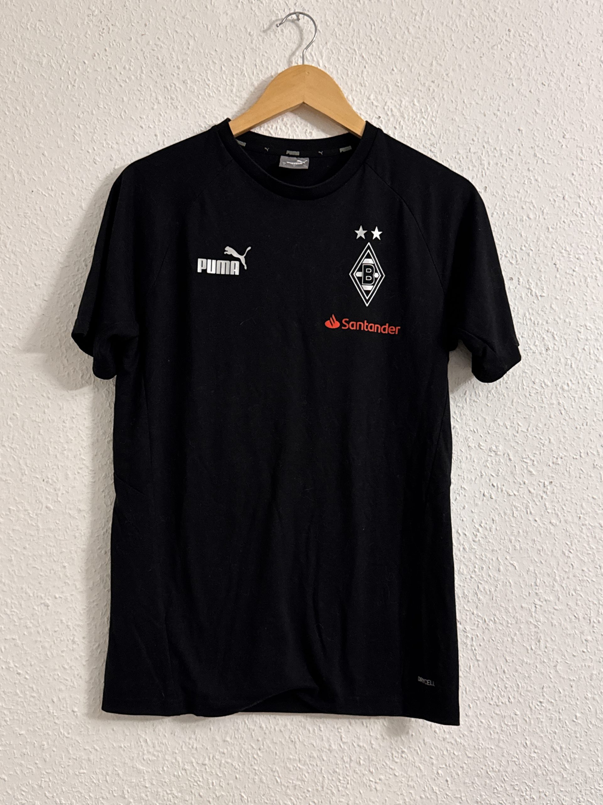 Puma Black Borussia Mönchengladbach Logo T-Shirt S 2941 image 3