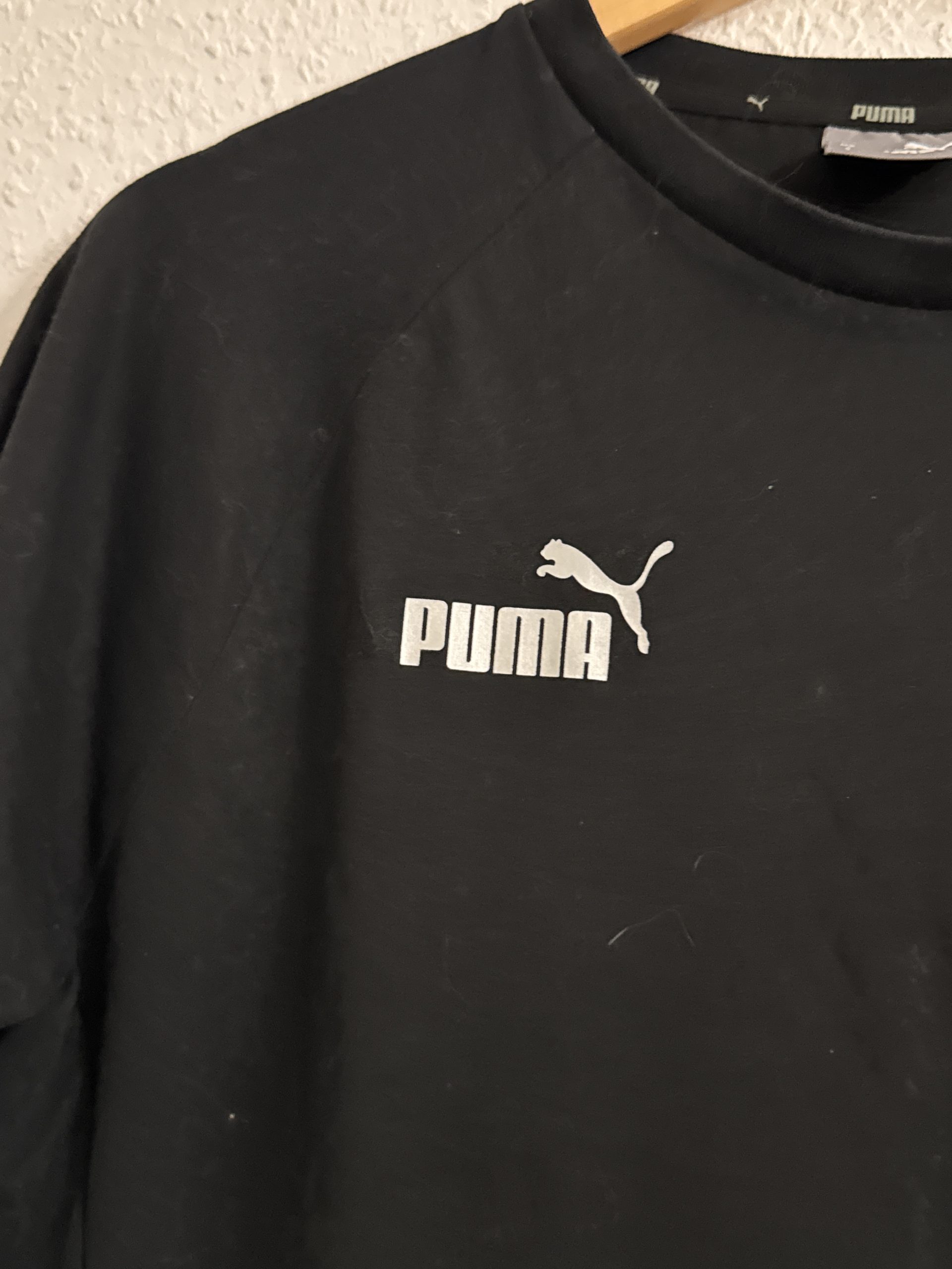 Puma Black Borussia Mönchengladbach Logo T-Shirt S 2941 image 5