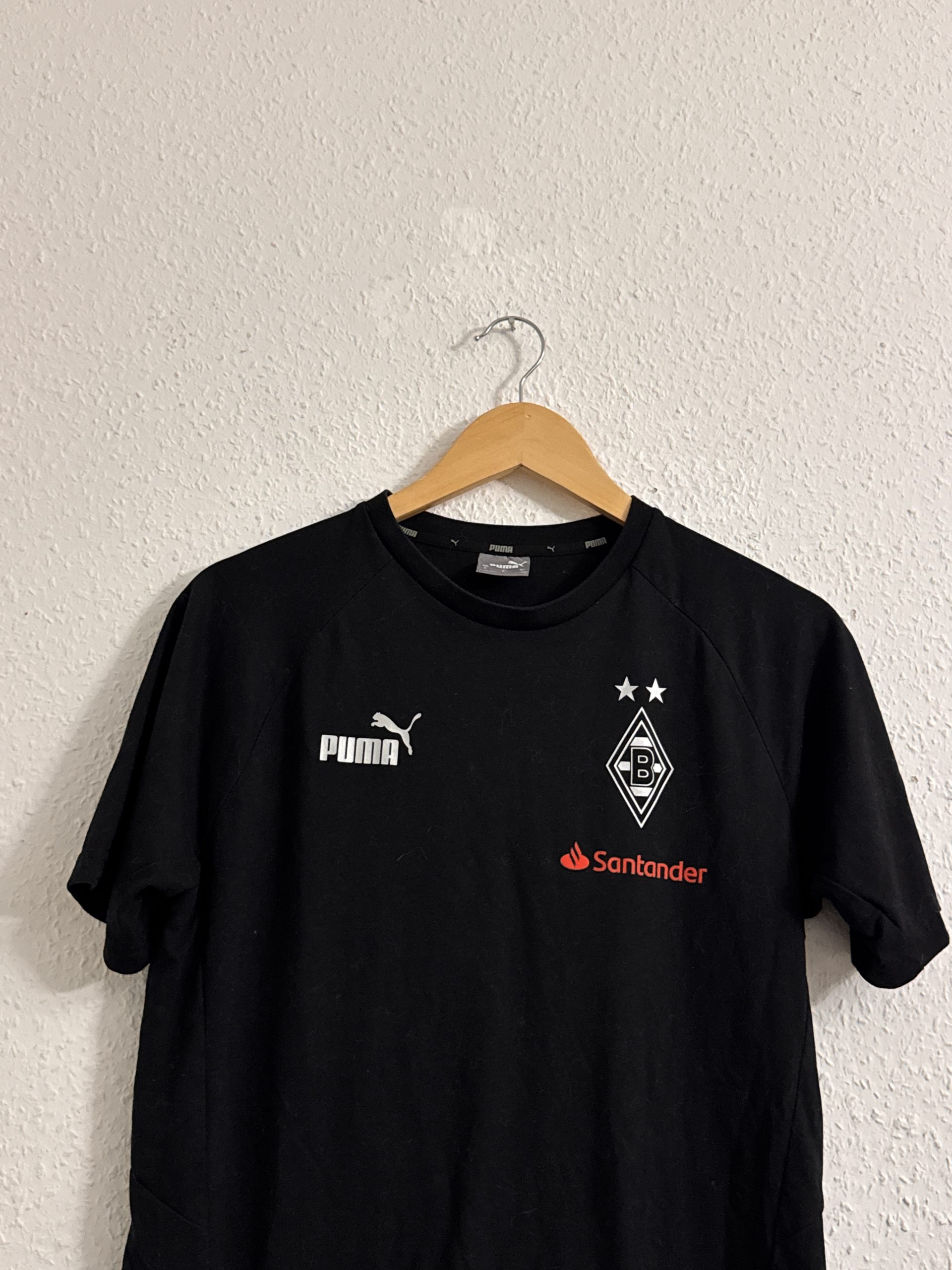 Puma Black Borussia Mönchengladbach Logo T-Shirt S 2941 image 6