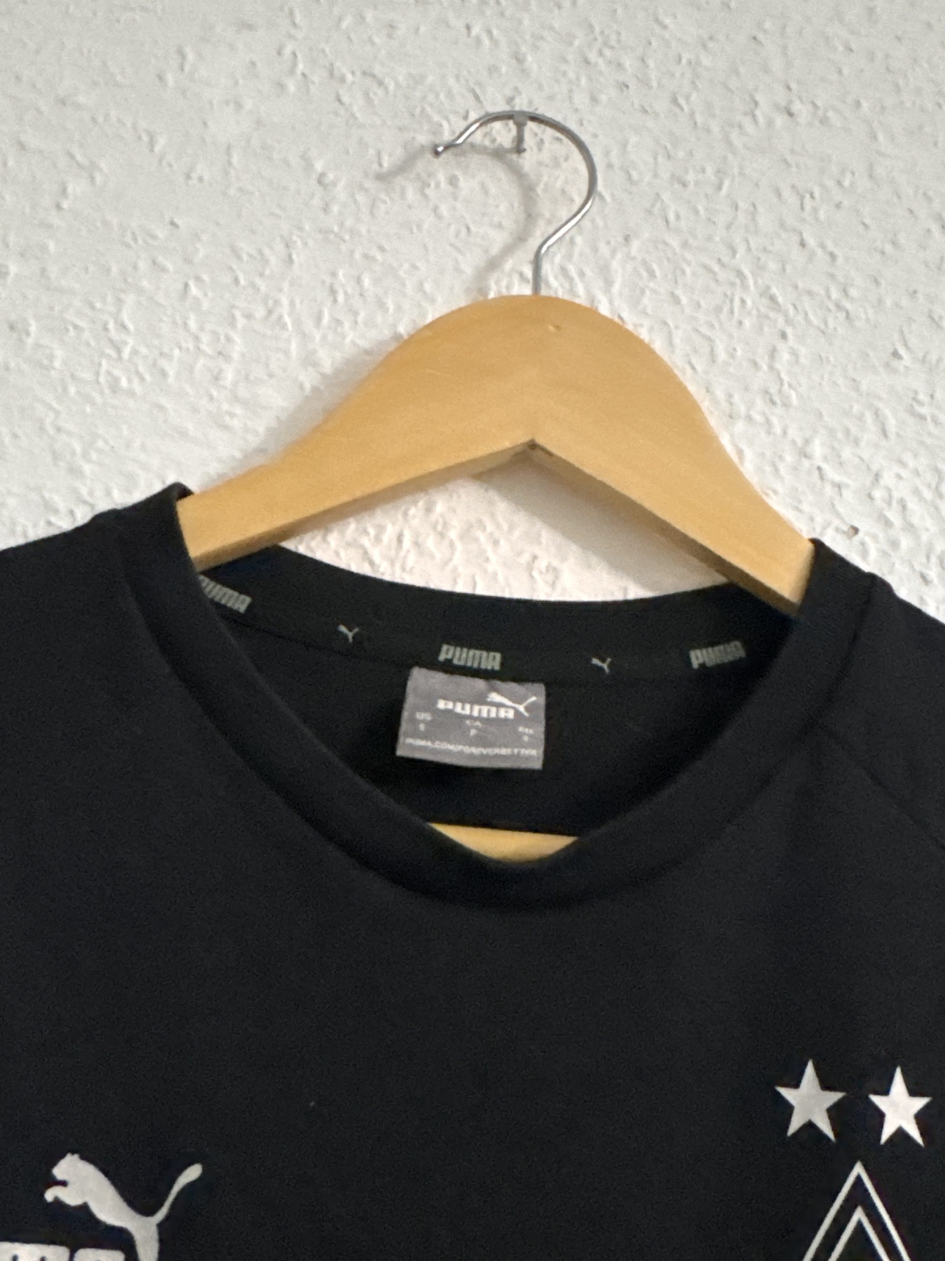 Puma Black Borussia Mönchengladbach Logo T-Shirt S 2941 image 9
